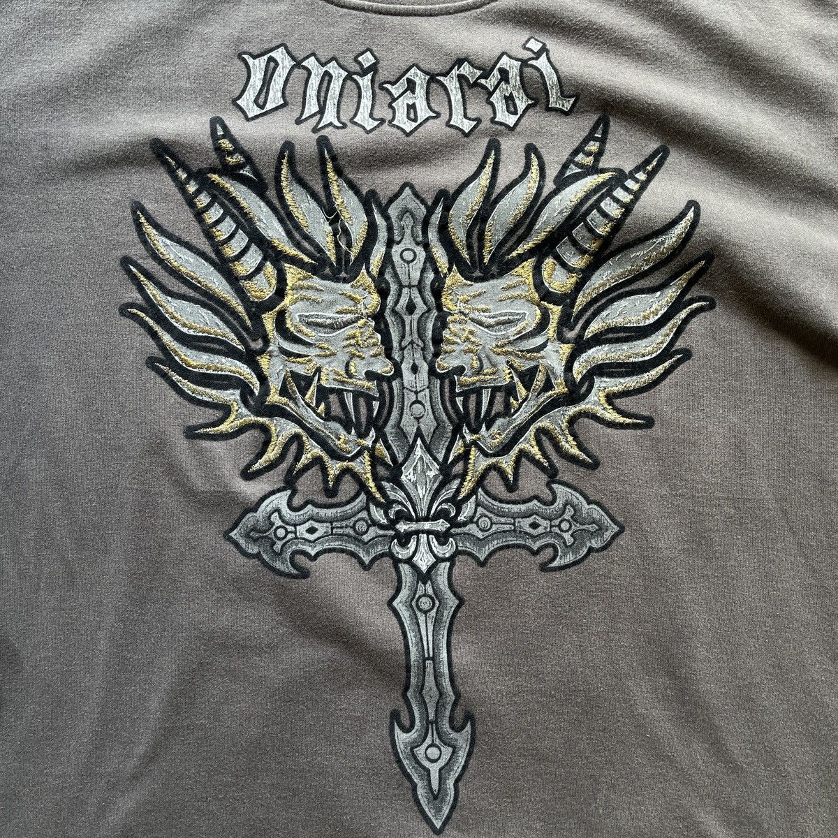 Japanese Brand Oniarai Jeans Skulls Matsuda Blue Ways Japan TShirt Size US M / EU 48-50 / 2 - 11 Thumbnail