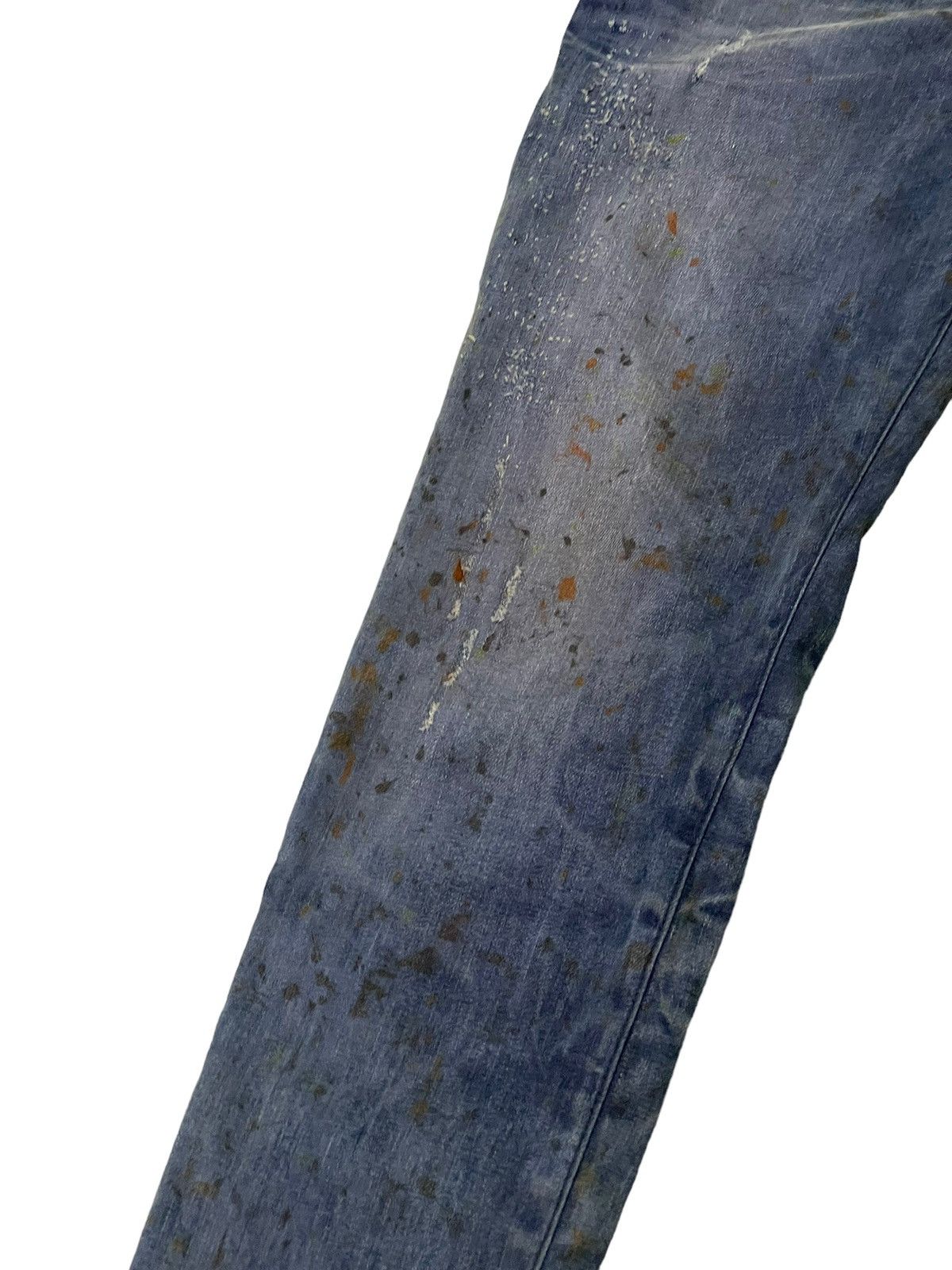 Diesel Skinny Jeans Diesel Gettleg Distress Paint Splash 6🟦2 Size US 29 - 6 Thumbnail