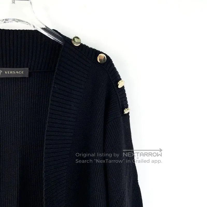 Versace Versace Black Women's Cardigan in Size S . Size S / US 4 / IT 40 - 3 Thumbnail