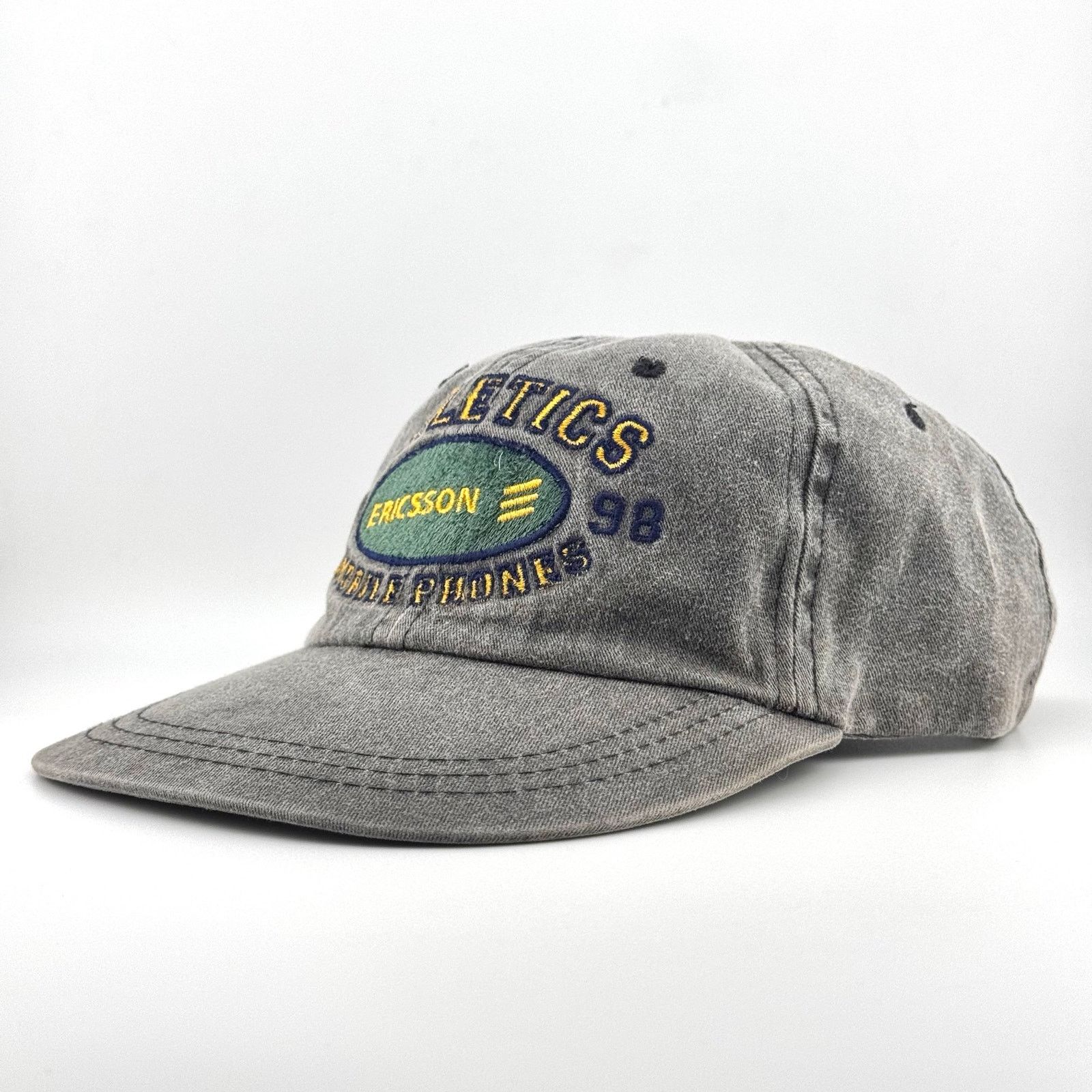 Vintage Vintage 1998 Ericsson Mobile Phones Cap Y2K Tech Promo Hat Size ONE SIZE - 2 Thumbnail