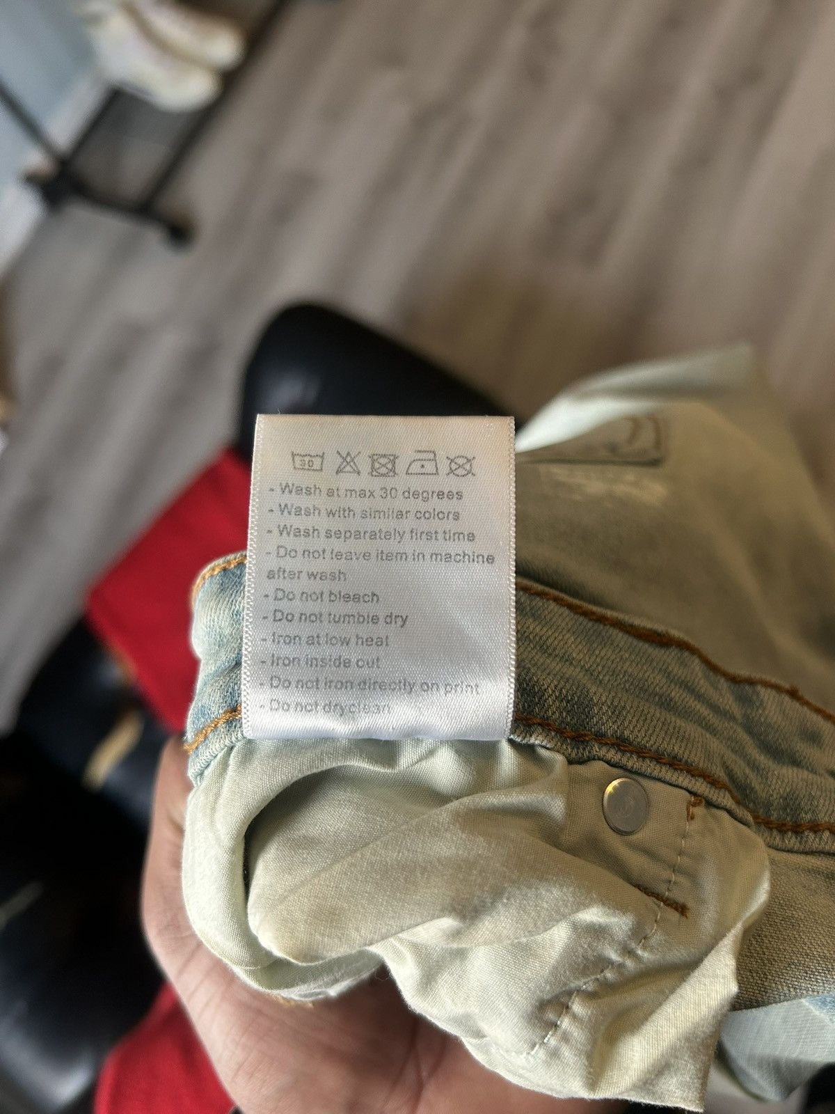 SERENEDE Serenede “GODSPEED” Striped Jeans Size US 34 / EU 50 - 7 Thumbnail