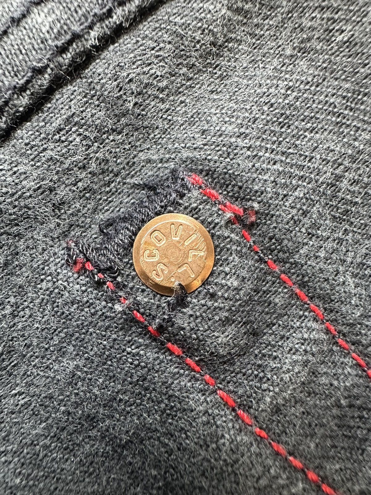 Comme Ca Ism 1998 Comme Ca Du Mode Men super black selvedge jeans Size US 30 / EU 46 - 13 Thumbnail