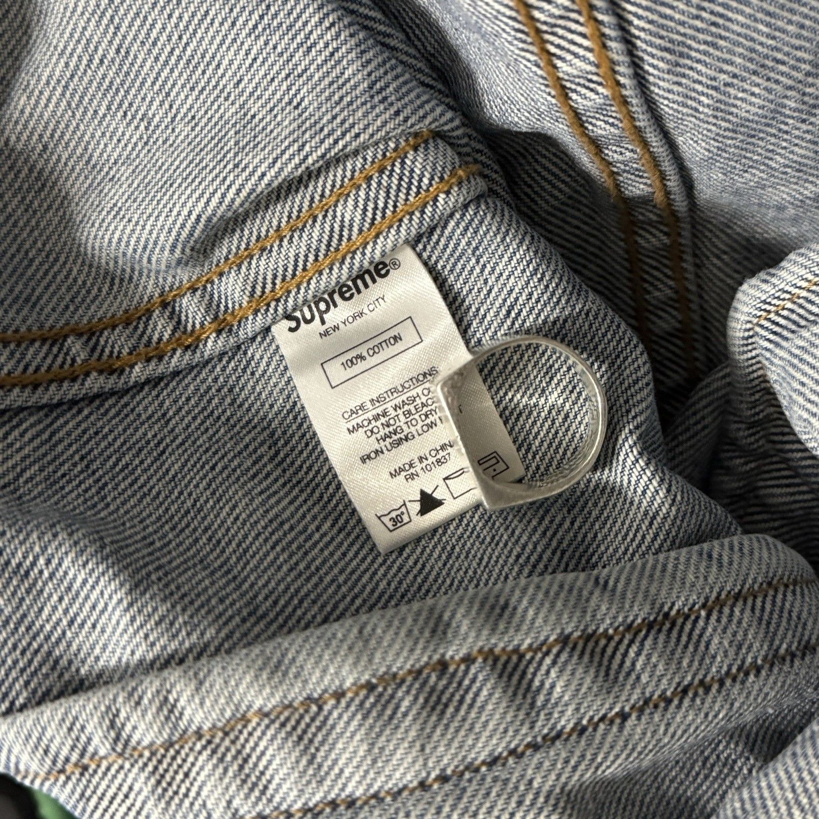 Supreme Hysteric Glamour Supreme Denim Snake Blue Medium Jacket Size US M / EU 48-50 / 2 - 9 Thumbnail