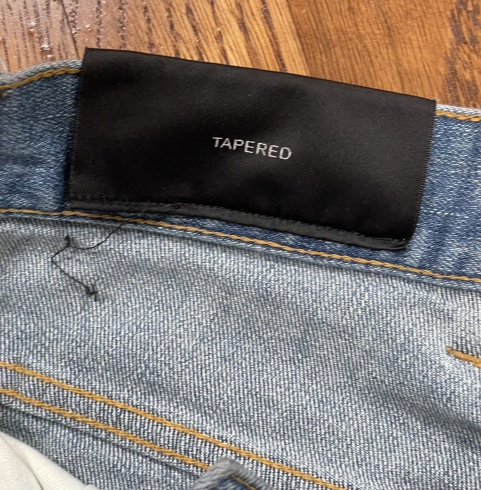 Balmain Balmain Tapered Faded Jeans Blue RH15291Z014 Men’s Size 28 Size US 28 / EU 44 - 5 Thumbnail
