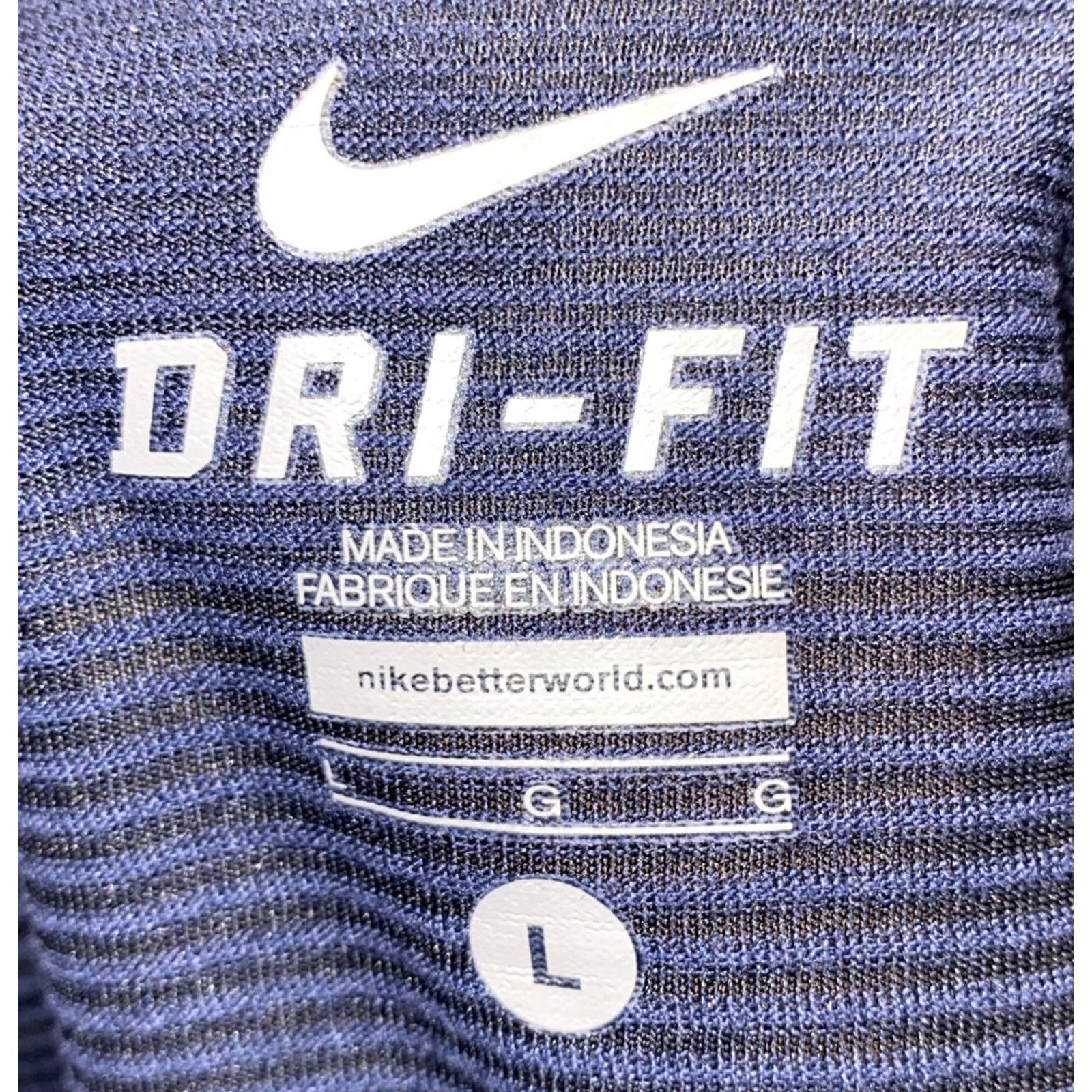 Nike Nike Dri-Fit VIRGINIA Polo Shirt Blue L Men Regular Short Sleeve Polyester Golf Shirt Size US L / EU 52-54 / 3 - 7 Thumbnail