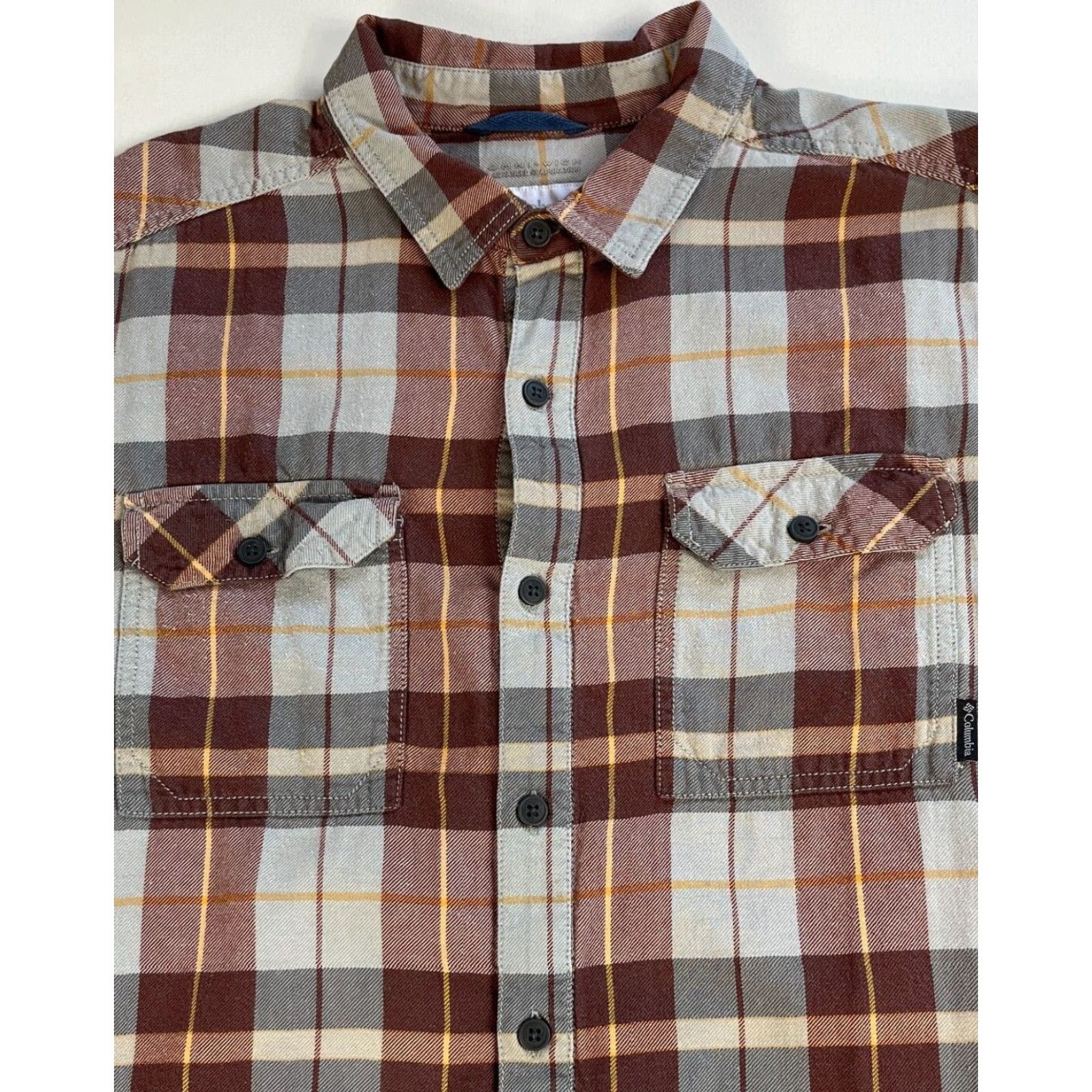 Vintage Columbia Plaid Flannel Shirt Omni-Wick Advanced Evaporation Sz L Men’s Button-Up Shirt Casual Outdoor] Size US L / EU 52-54 / 3 - 2 Thumbnail