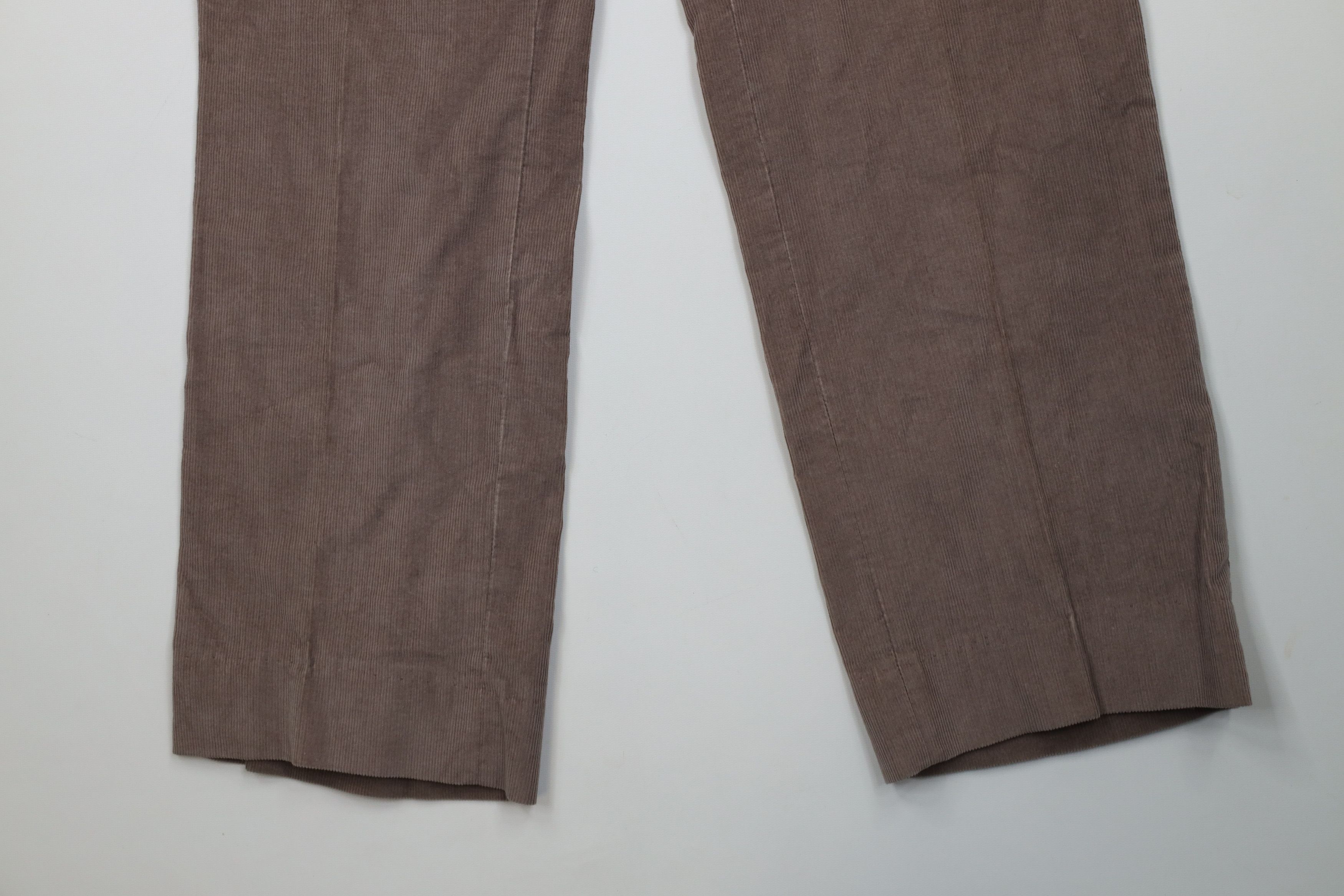 Vintage Vintage 90s Streetwear Wide Leg Corduroy Chino Pants Gray Size US 32 / EU 48 - 4 Thumbnail
