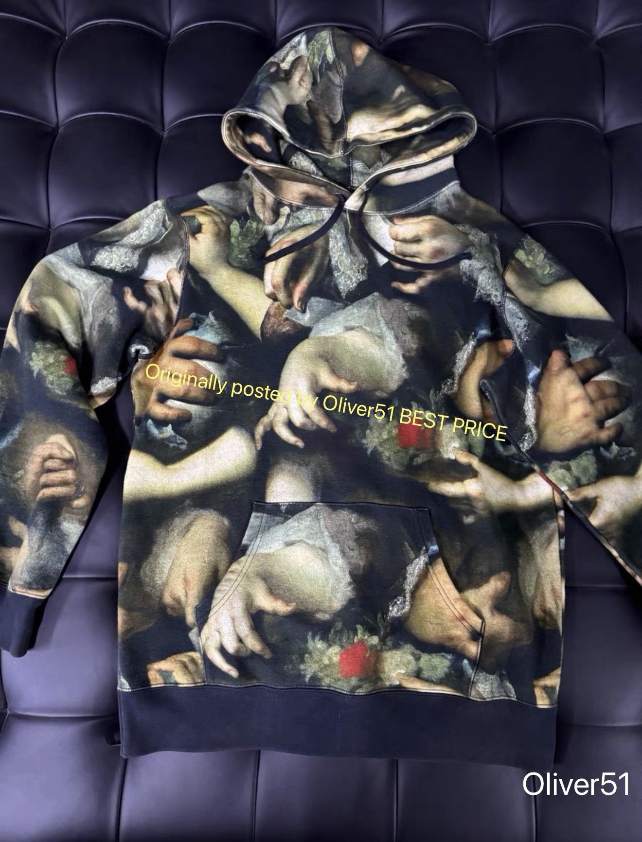Supreme × Undercover Supreme Undercover Study Of Hands Hoodie
