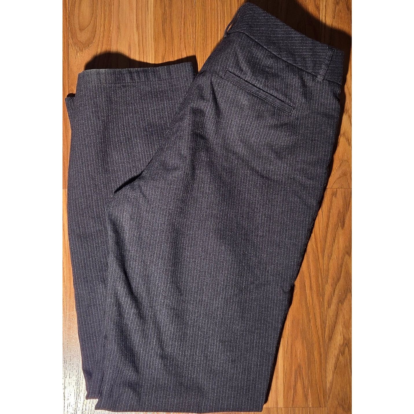 Dockers Dockers Dress Pants Slacks - Size 8 - Grey/Pinstripe Size 30" / US 8 / IT 44 - 3 Thumbnail
