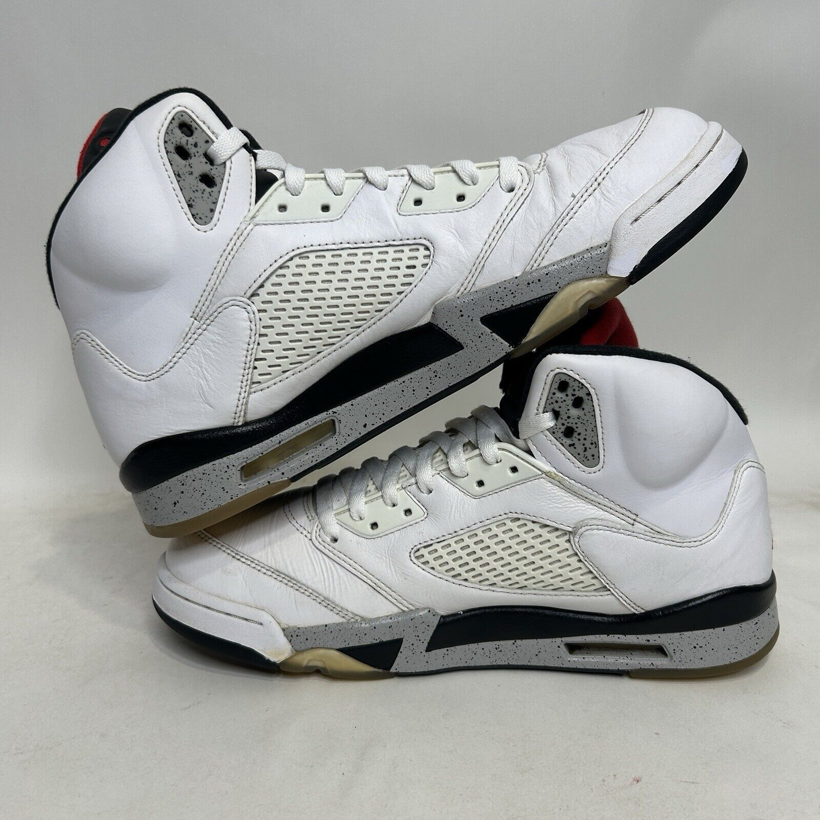 Jordan Brand Nike Shoes Air Jordan 5 Retro “White Cement” 2024 Size US 13 / EU 46 - 3 Thumbnail