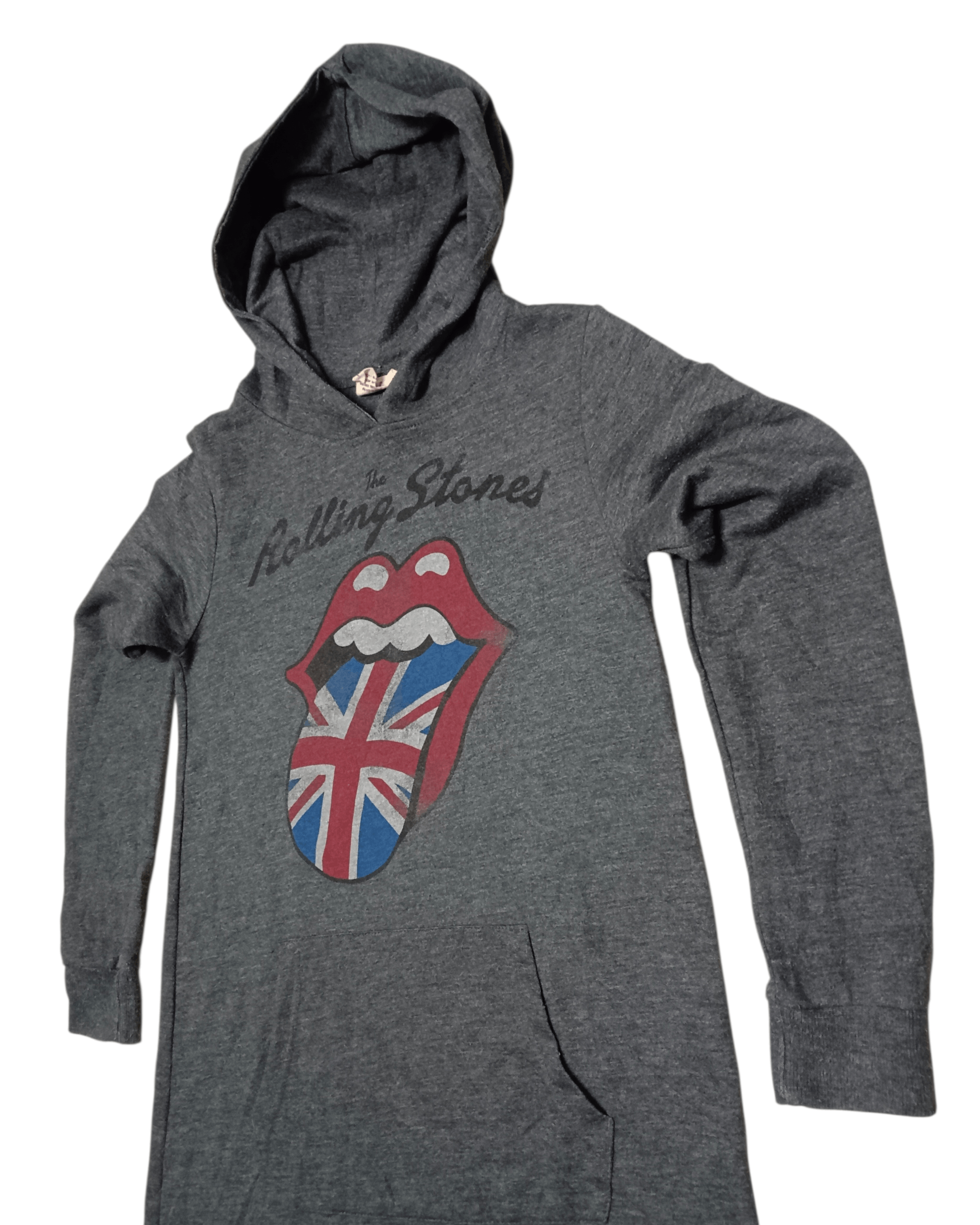 The Rolling Stones Vintage Y2K Rolling Stones Long Hoodie Dress Size M / US 6-8 / IT 42-44 - 2 Thumbnail