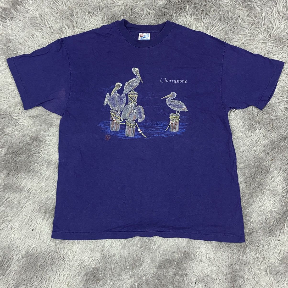 Hanes × Vintage Vintage bird cherrystone Size US XL / EU 56 / 4 - 1 Thumbnail