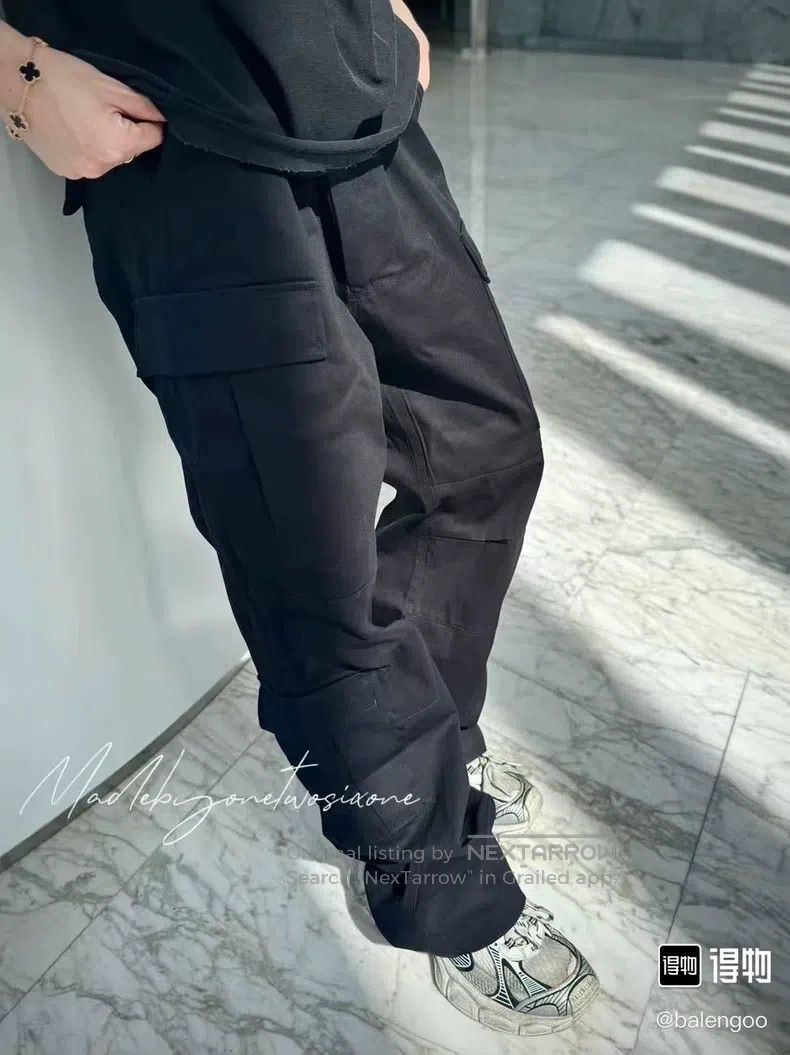 Balenciaga Balenciaga size L Drawstring Cargo Pants Size US 27 - 7 Thumbnail