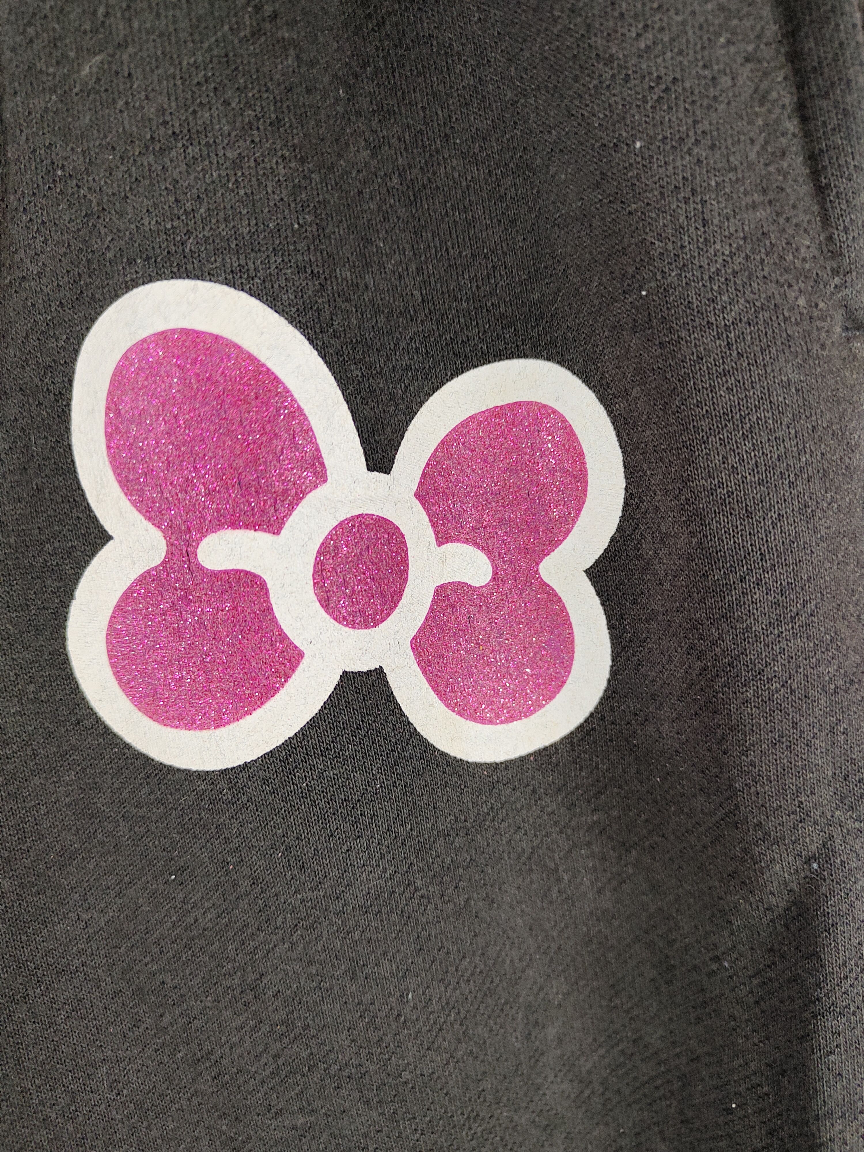 Cartoon Network × One Piece × Vintage My Melody Black Sweatpants #S2229 Size 25" / US 0 / IT 36 - 5 Thumbnail