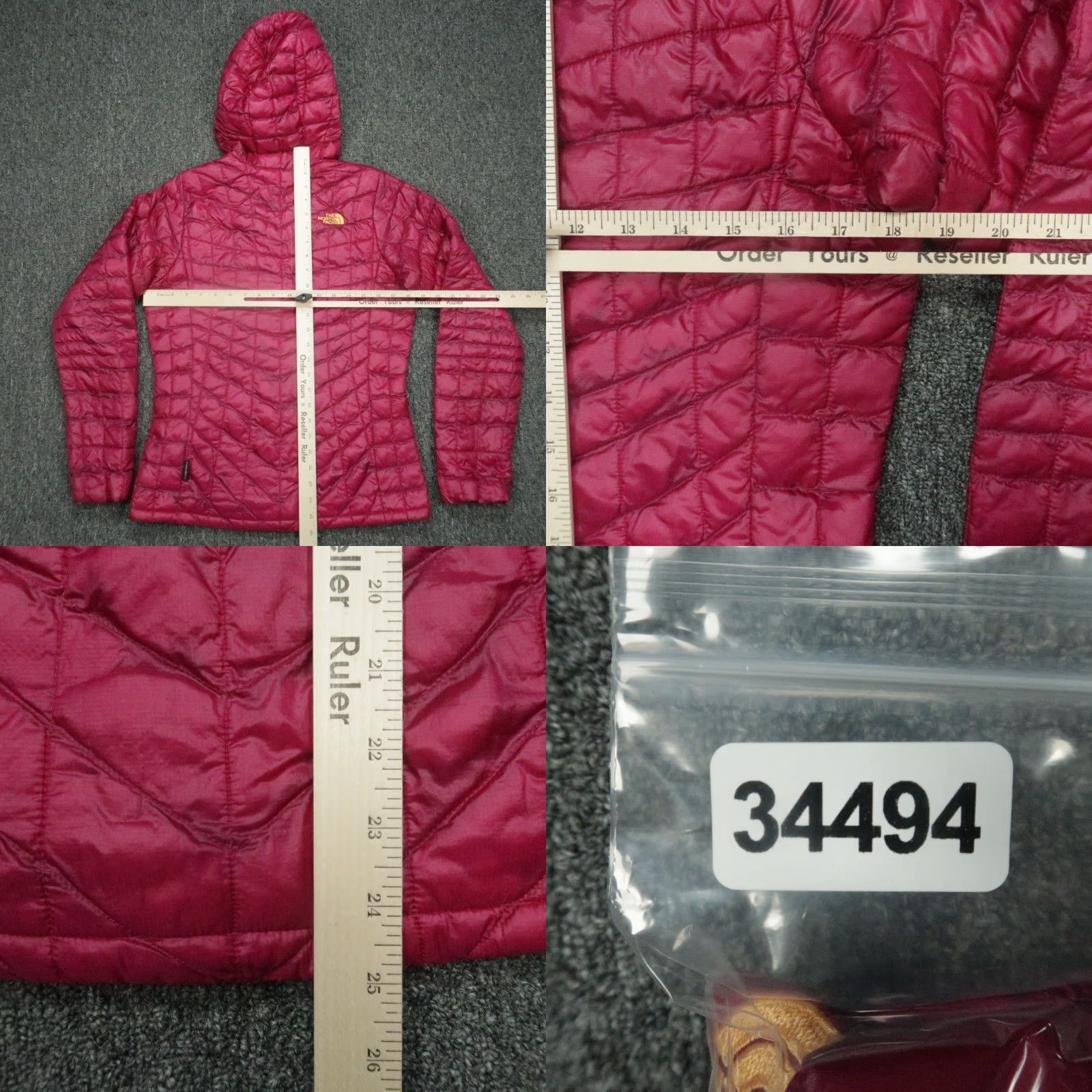 The North Face The North Face Jacket Womens Small Pink Thermoball Hooded Full Zip Size S / US 4 / IT 40 - 8 Thumbnail