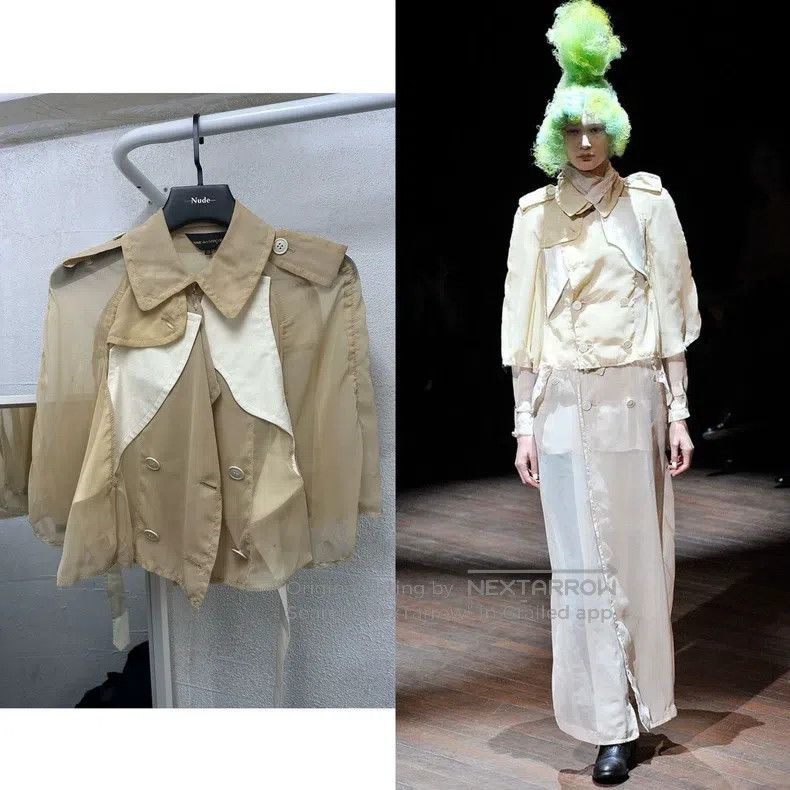 Comme des Garcons Chiffon Biker Shawl