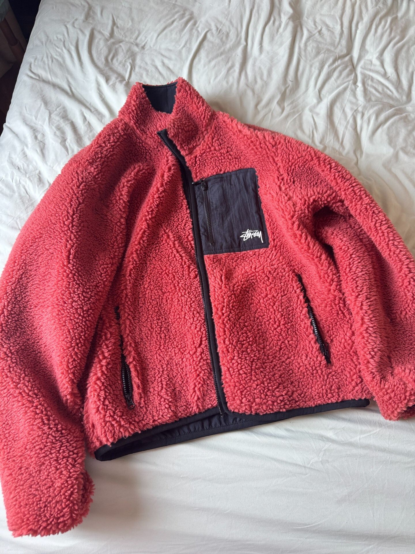 Stussy Stussy FW24 Sherpa Reversible Jacket Size US M / EU 48-50 / 2 - 1 Thumbnail