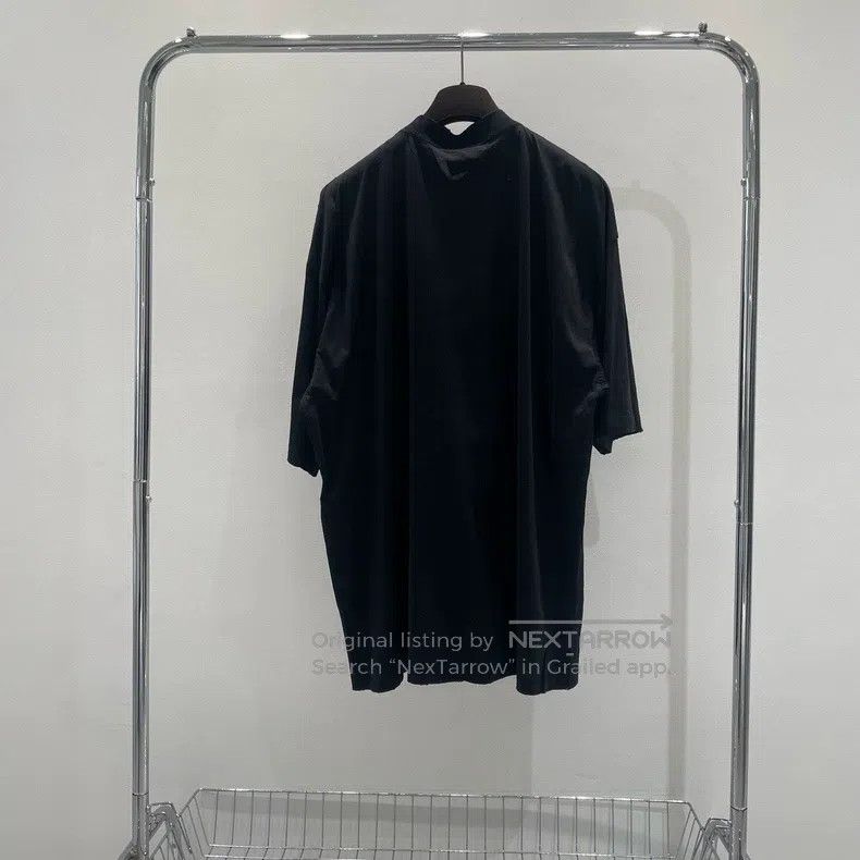Balenciaga Balenciaga Black Number Print Logo Short Sleeve Size US M / EU 48-50 / 2 - 2 Thumbnail