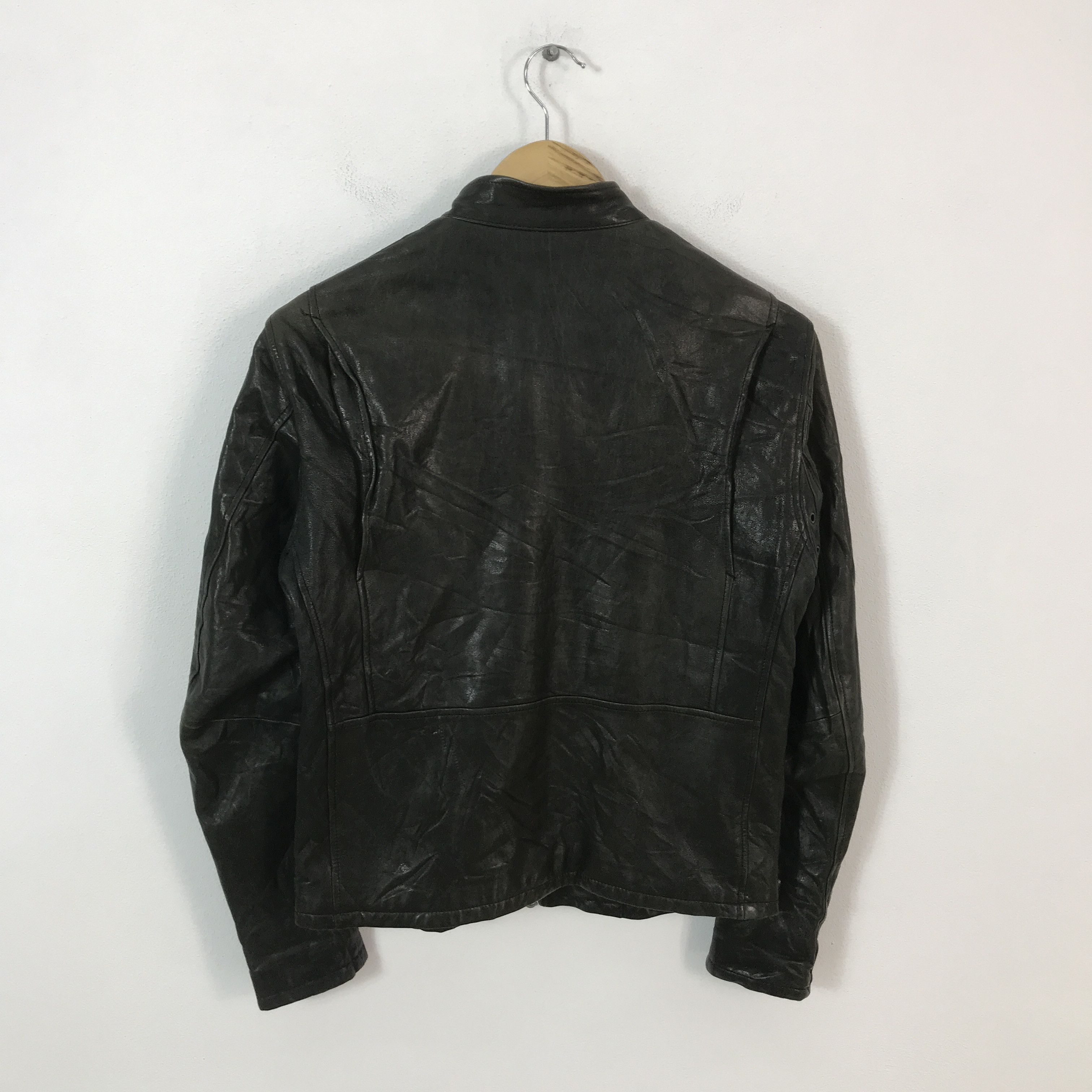 Leather Ifwiswasnine Style green label relaxing Leather Biker jacjet Size US S / EU 44-46 / 1 - 2 Thumbnail
