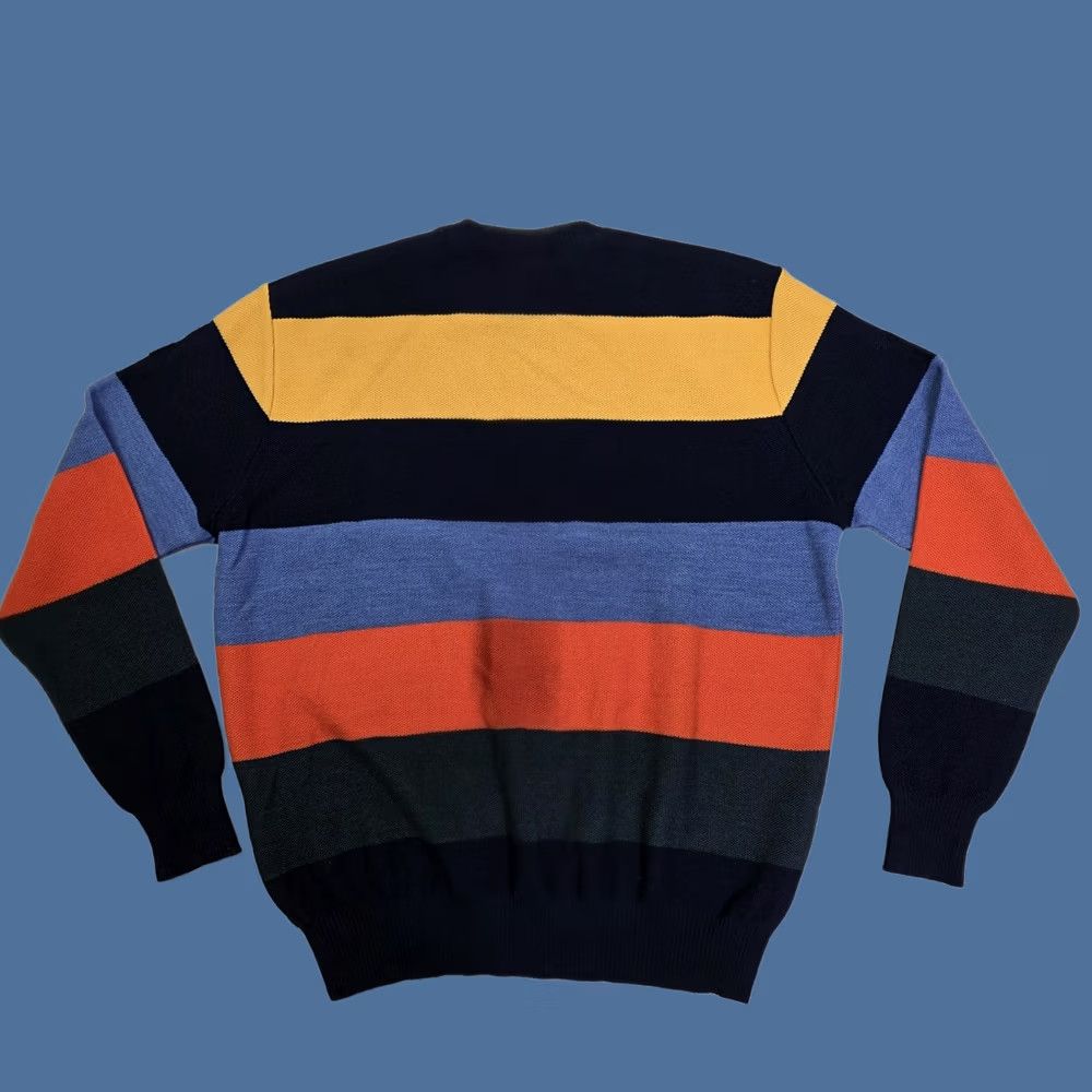 Paul & Shark Paul & Shark Yachting Crewneck Sweater Multi Color Striped Virgin Wool Size XXL Size US XXL / EU 58 / 5 - 1 Thumbnail