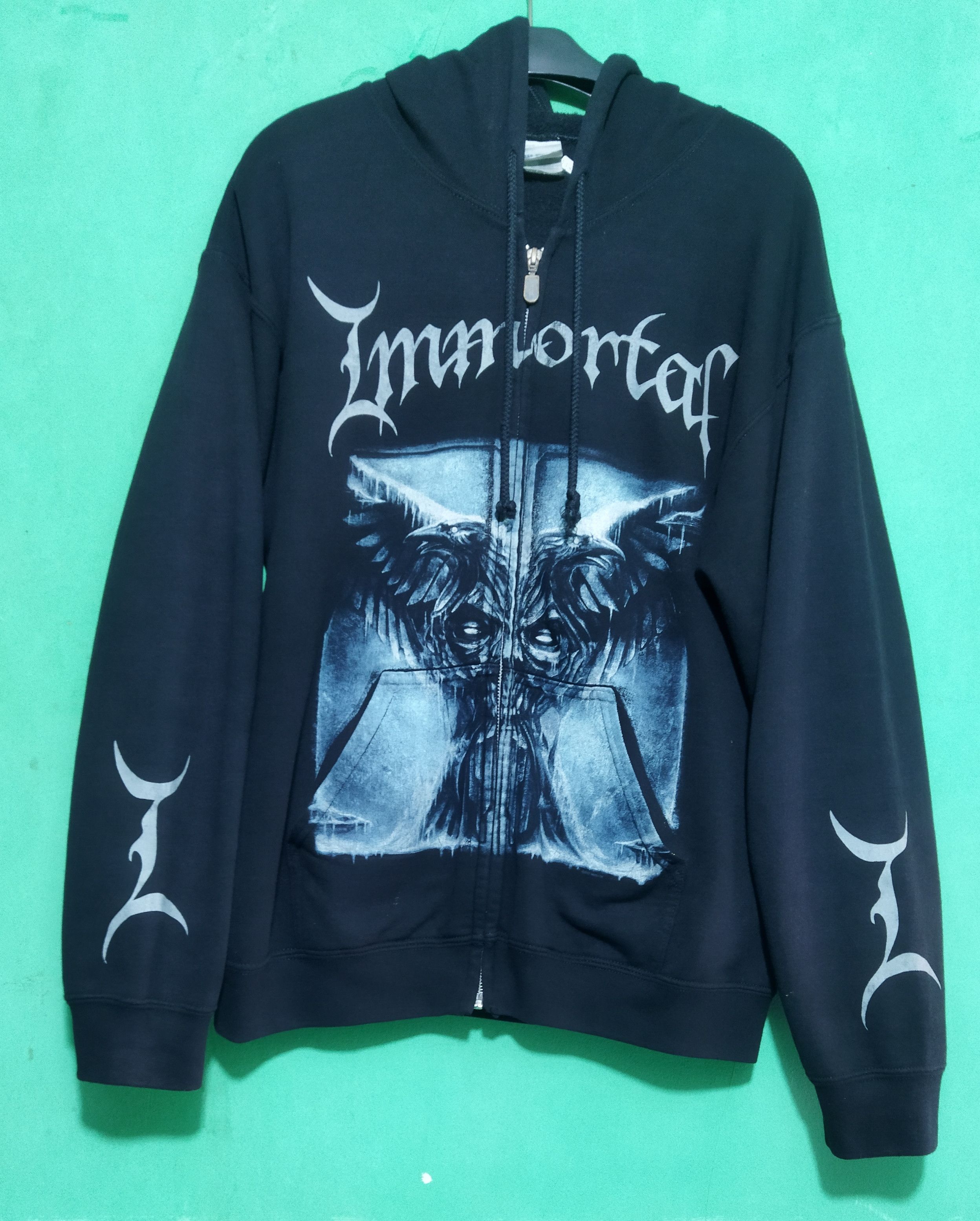 Band Tees IMMORTAL All Shall Fall ( ziphoodie) Size US M / EU 48-50 / 2 - 1 Thumbnail