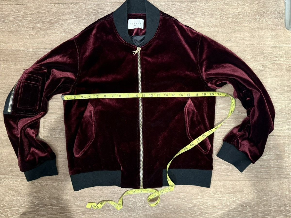 Sandro ***FINAL DROP***RARE SANDRO CURVED ARM VELVET BOMBER SZ 2/M Size US M / EU 48-50 / 2 - 1 Thumbnail