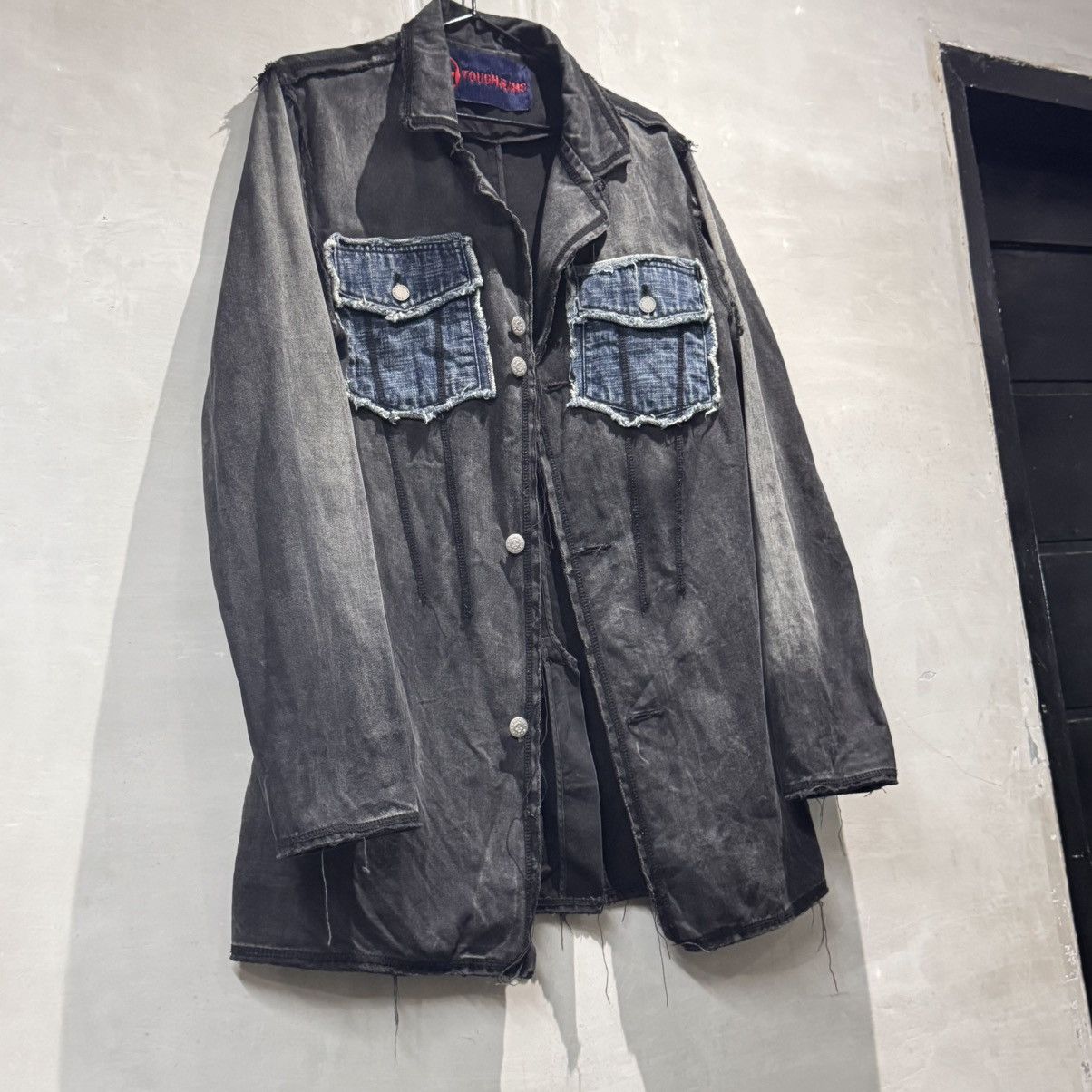 Vintage Vintage Tough Jeans Smith Distressed Western Chore Jacket Size 40L - 20 Thumbnail
