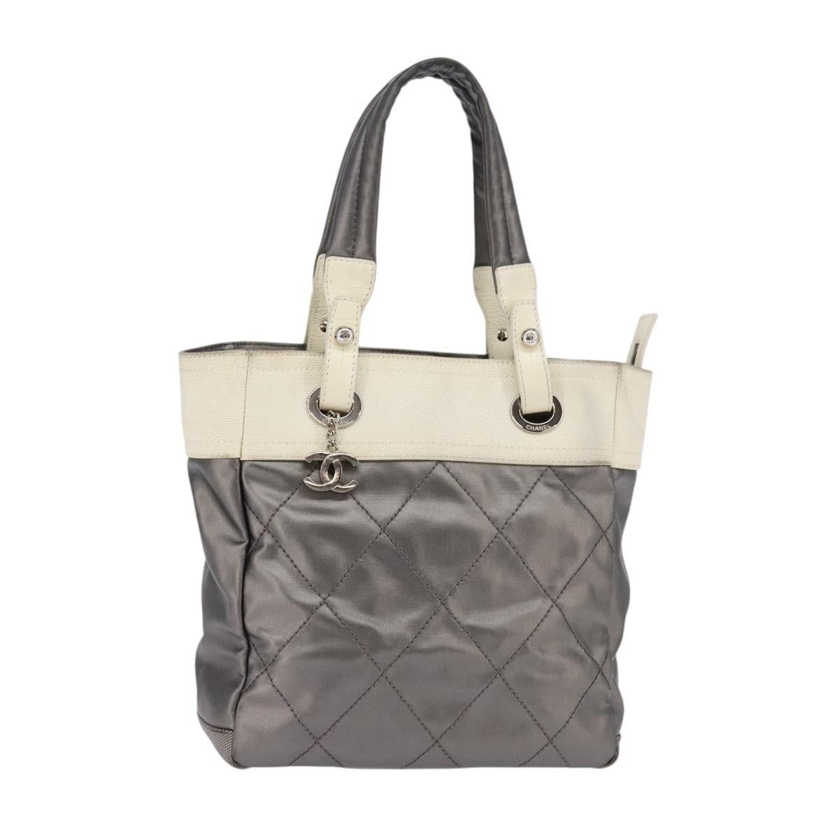Chanel Chanel Biarritz Tote Quilted Coated Canvas Size ONE SIZE - 1 Thumbnail