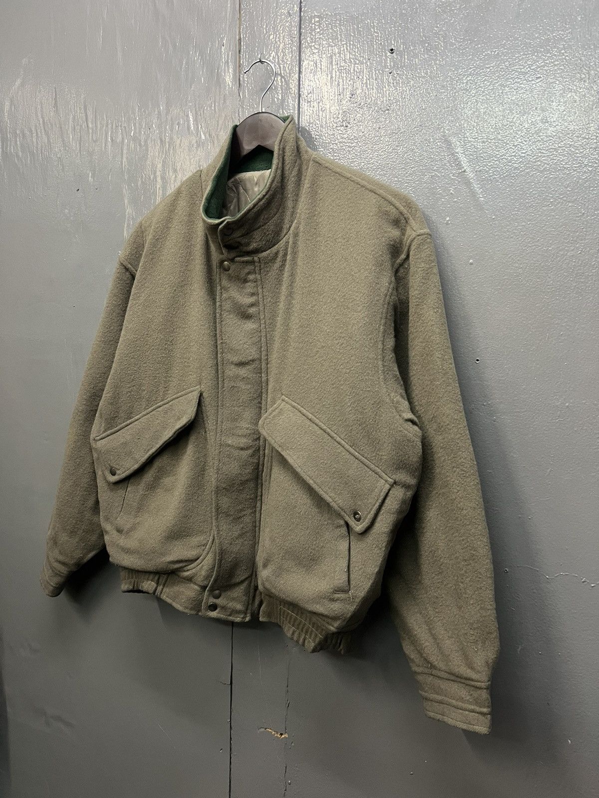 Vintage Vintage Skoal Wool Bomber Jacket Size US M / EU 48-50 / 2 - 2 Thumbnail