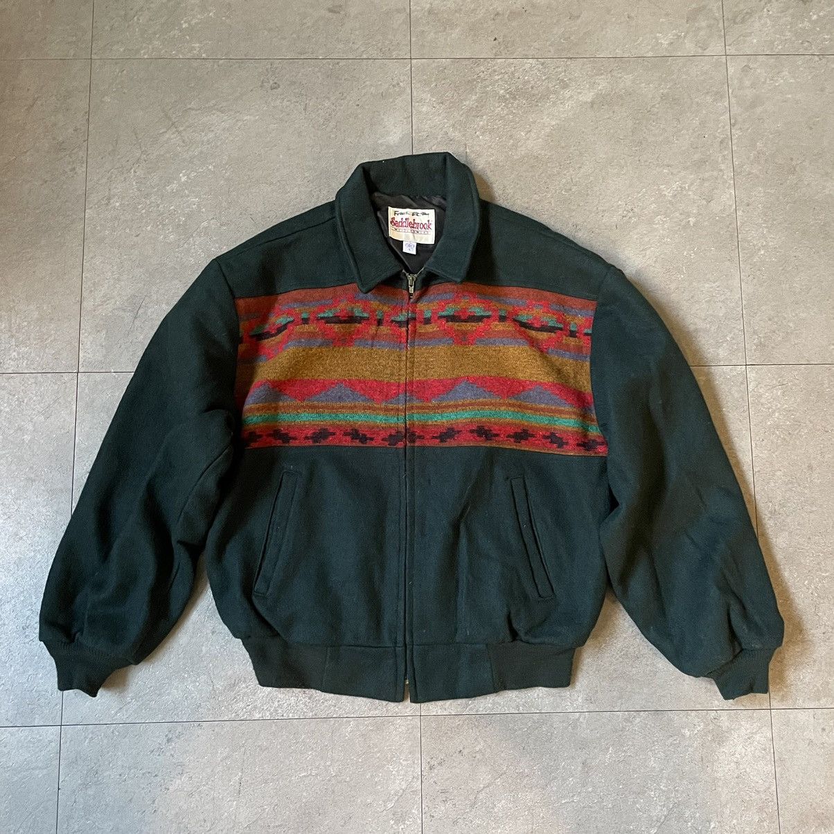 Vintage Saddlebrook western wear nabaho Jaket Size US L / EU 52-54 / 3 - 3 Thumbnail