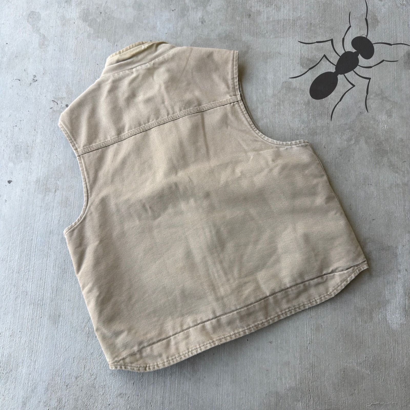 Carhartt × Vintage Carhartt V33 brown Sherpa work wear vest Size US XL / EU 56 / 4 - 4 Thumbnail