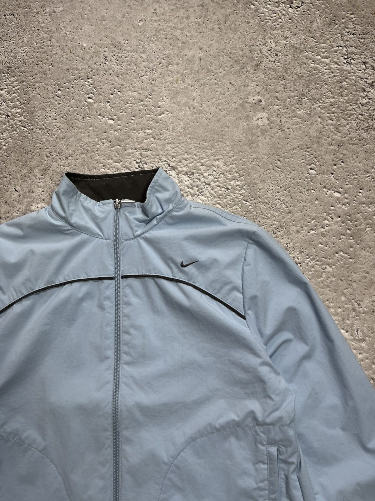 Nike Vintage Nike Women’s Light Blue Windbreaker Jacket Size XS / US 0-2 / IT 36-38 - 4 Thumbnail