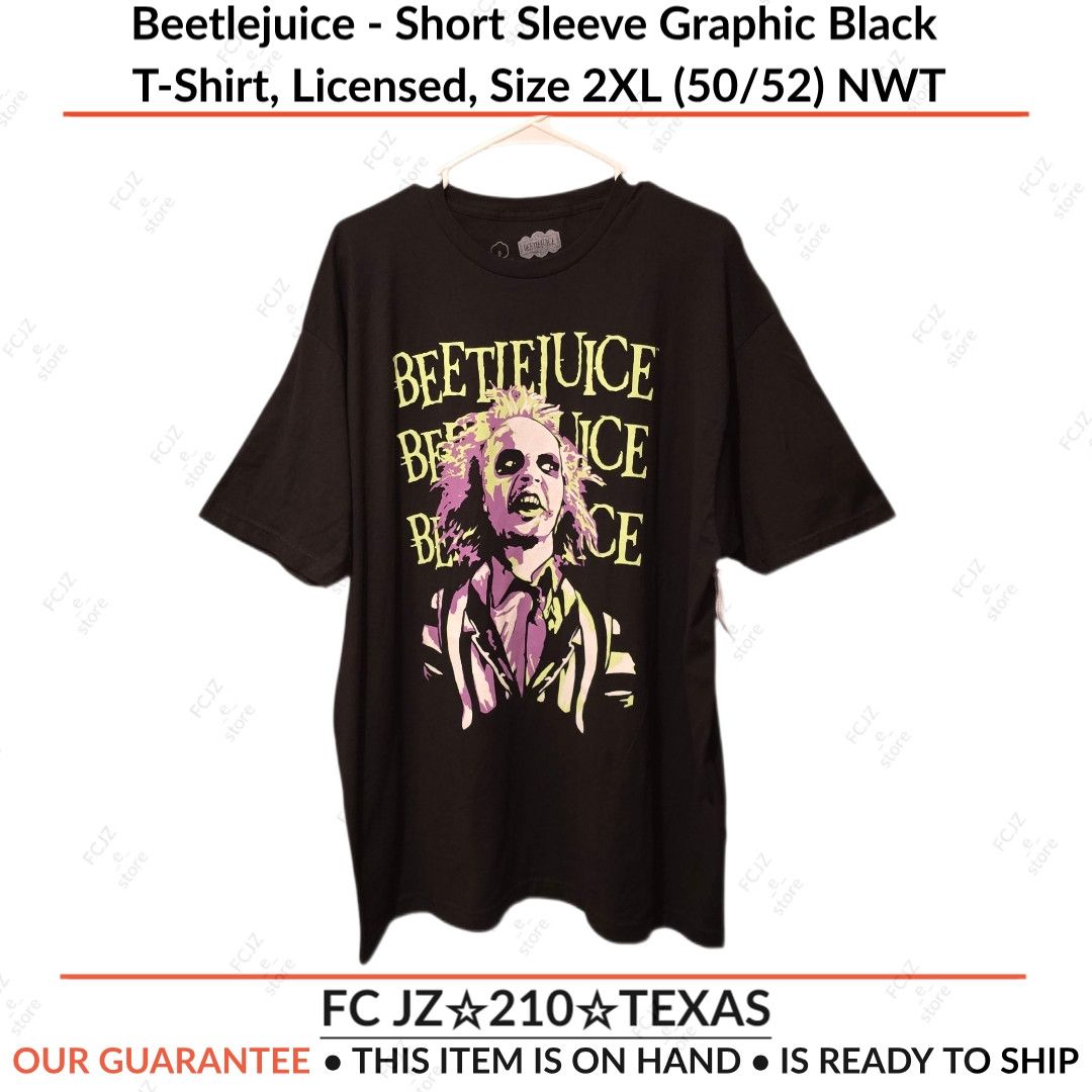 Other Beetlejuice - Short Sleeve Graphic T-Shirt, Size 2XL, NWT Size US XXL / EU 58 / 5 - 1 Thumbnail