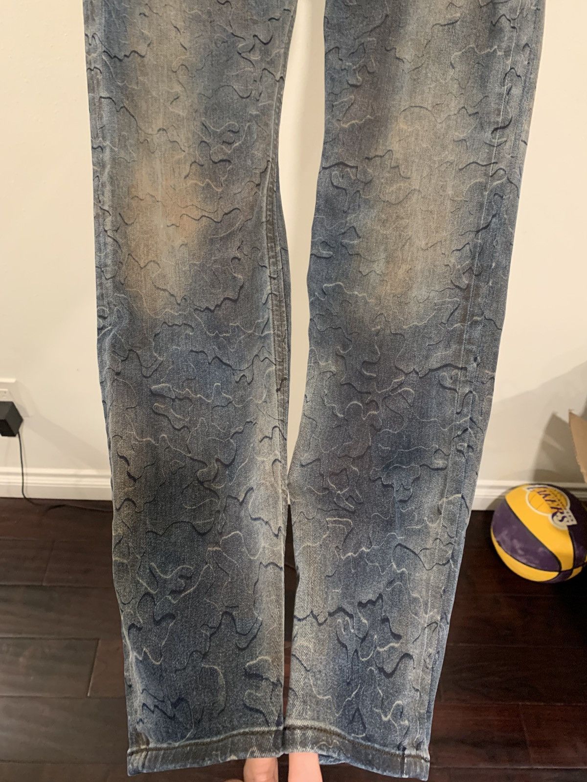 Diesel diesel blue skinny camo graphic jeans Size US 31 - 2 Thumbnail