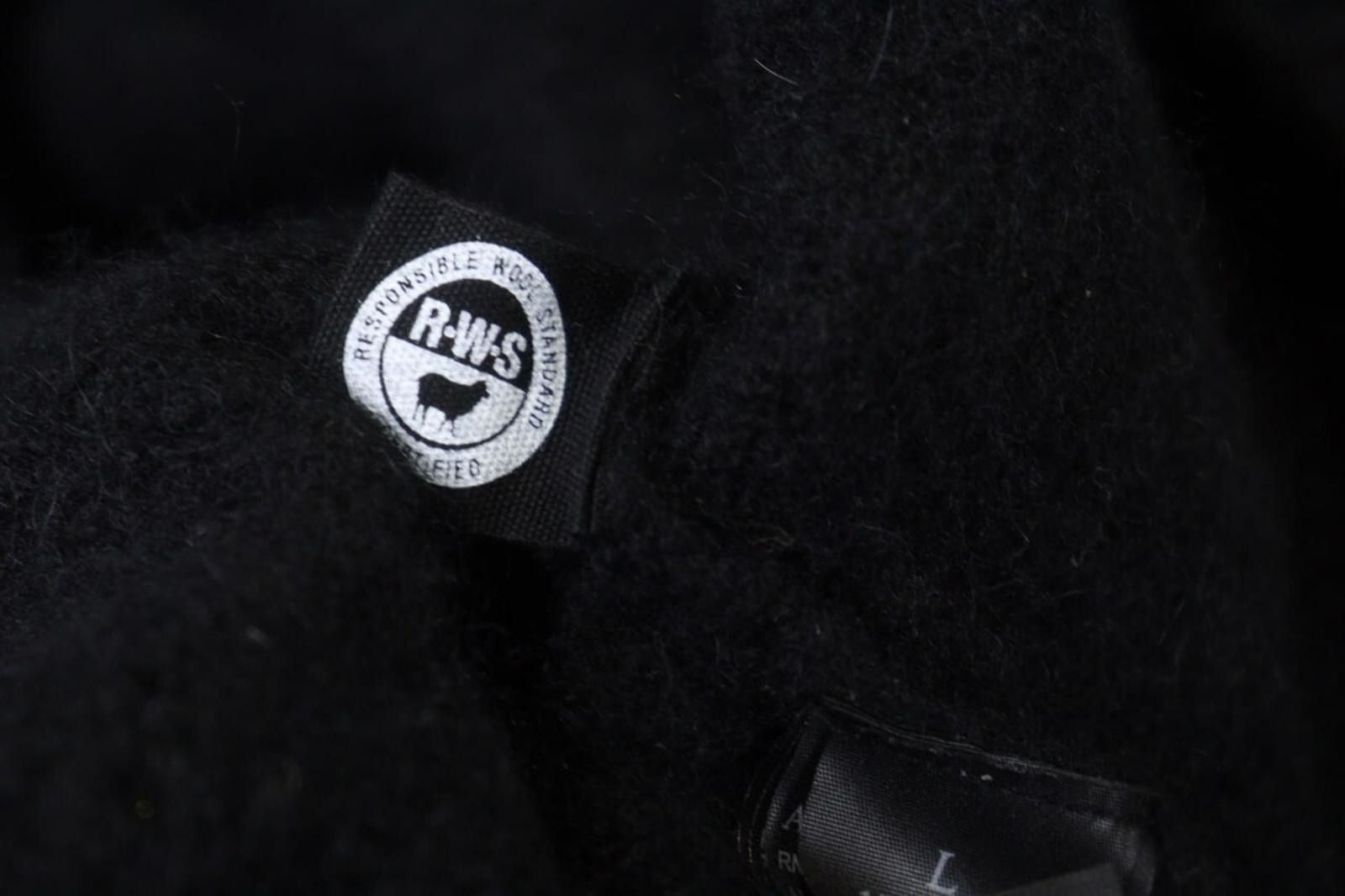 Allsaints AllSaints Black Wool Crew Neck Cropped Sweater Size L Size L / US 10 / IT 46 - 12 Thumbnail