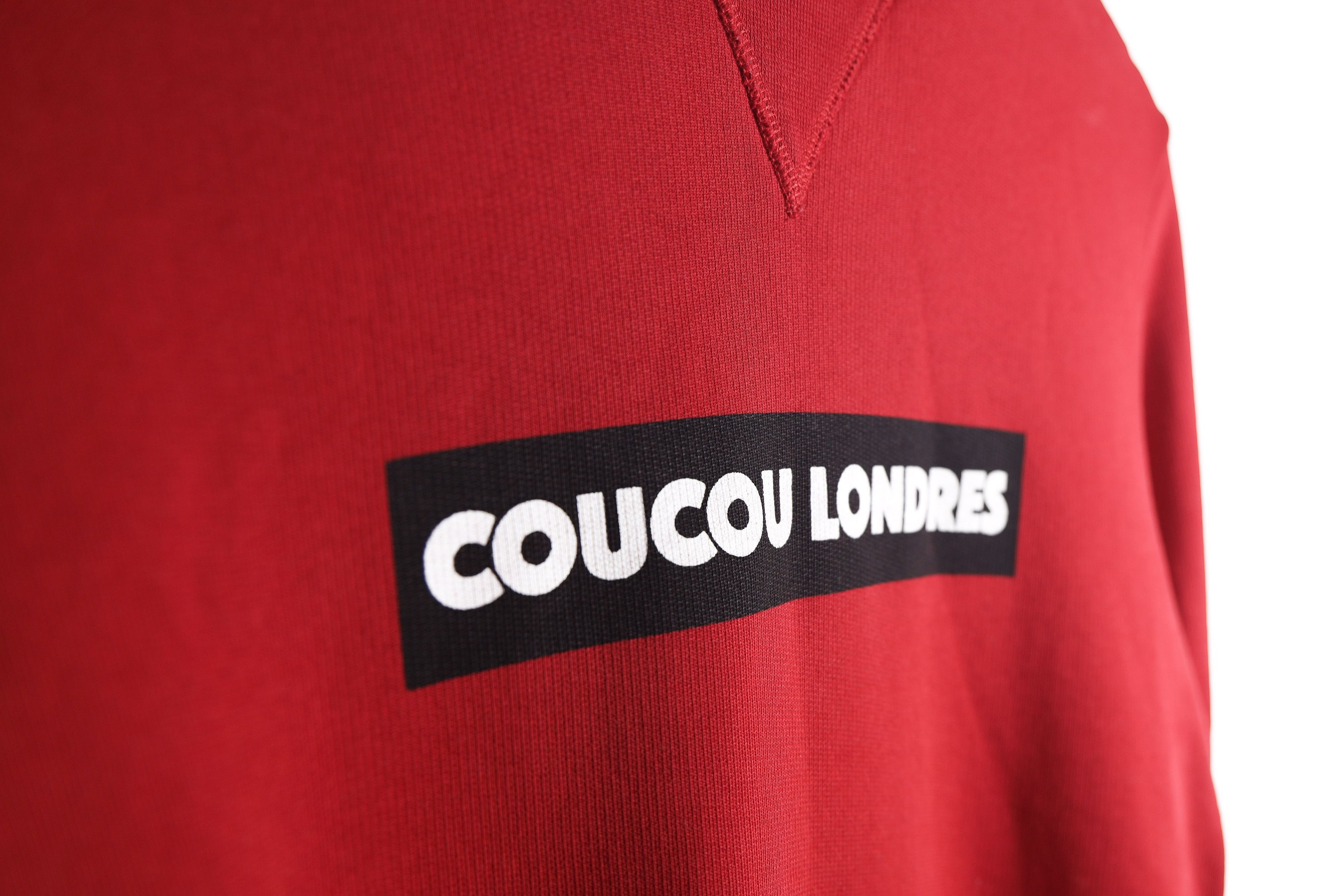 AMI AMI Coucou Londres Logo Cotton-Jersey Sweatshirt Size M / US 6-8 / IT 42-44 - 7 Thumbnail