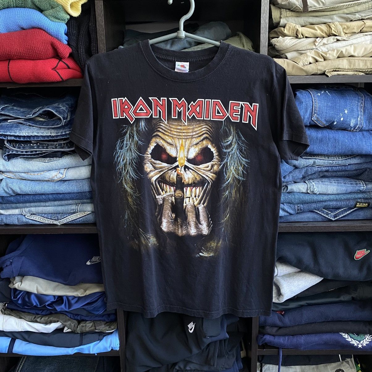 Band Tees Vintage Iron Maiden Big Fucking Logo Rock band tee Size US S / EU 44-46 / 1 - 1 Thumbnail
