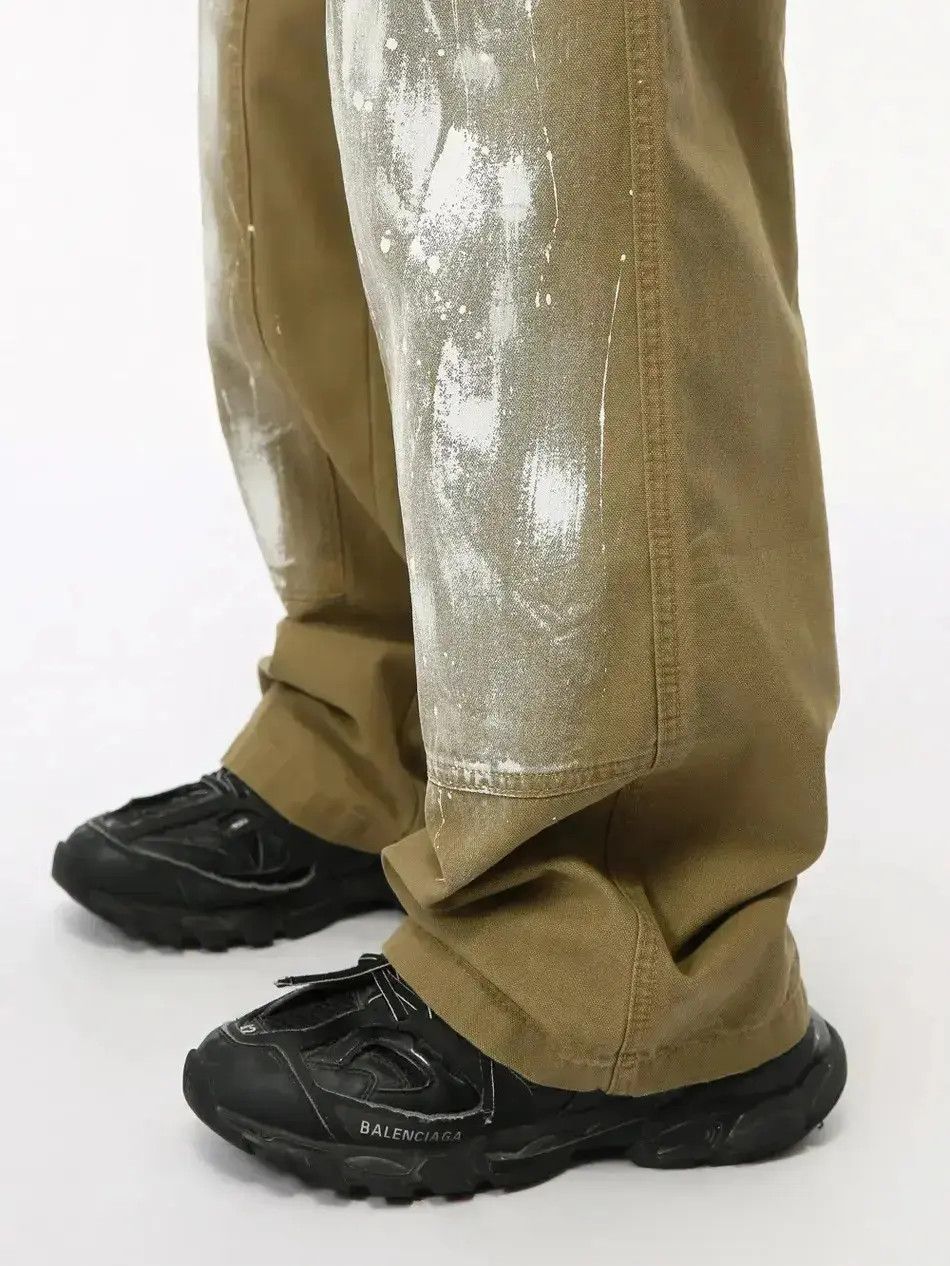 Japanese Brand Retro loose wide leg graffiti jeans Size US 32 / EU 48 - 2 Thumbnail