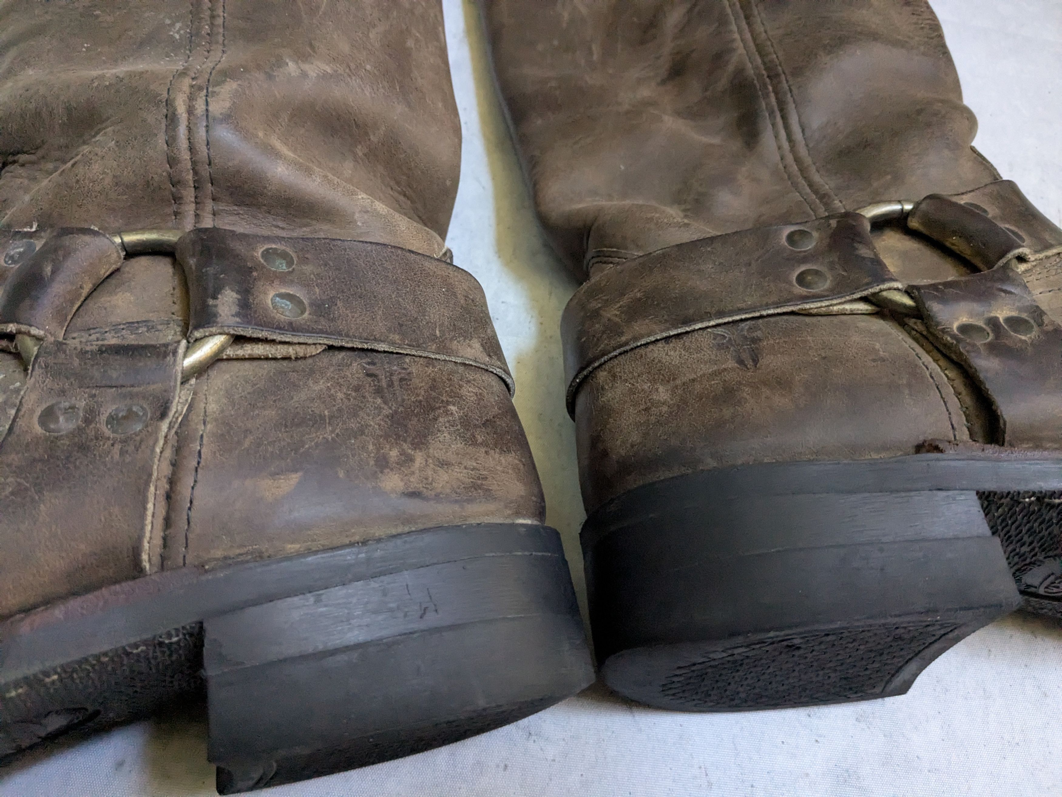 Frye Frye Harness Boots Brown 11.5 Wide Leather USA Size US 11.5 / EU 44-45 - 12 Thumbnail
