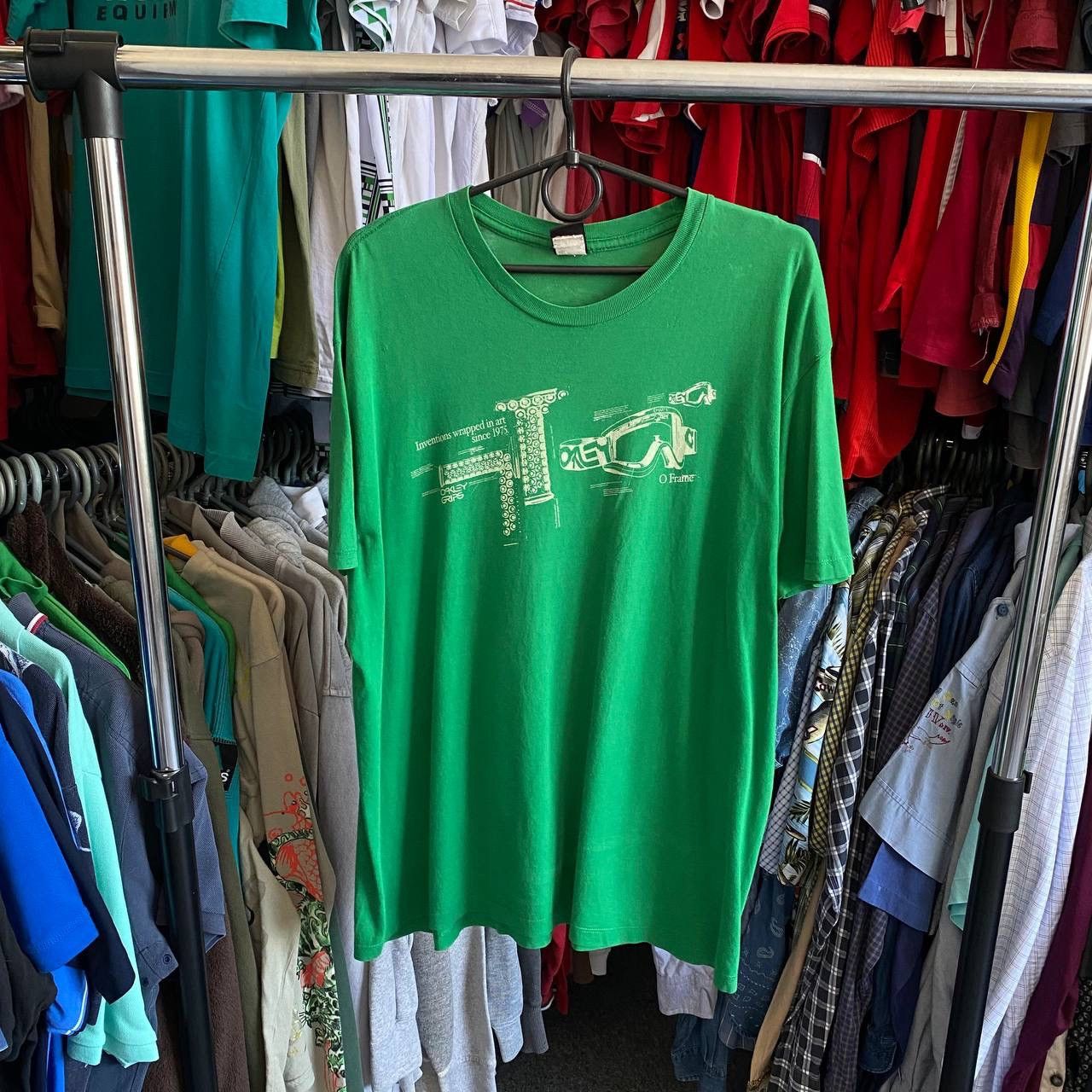 Oakley × Vintage Vintage Oakley Softwear big graphic logo y2k tee Size US L / EU 52-54 / 3 - 1 Thumbnail