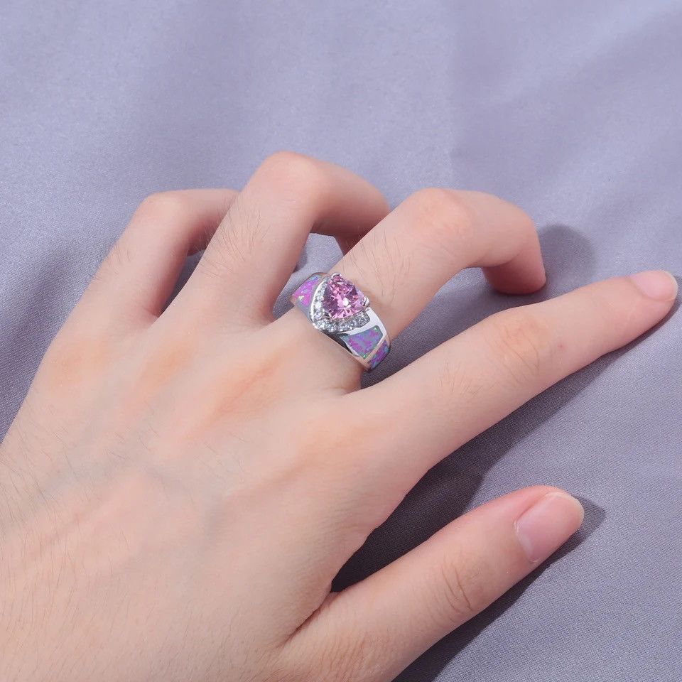 Jewelry Fire Zircon Cubic Zirconia Rings Size ONE SIZE - 3 Thumbnail