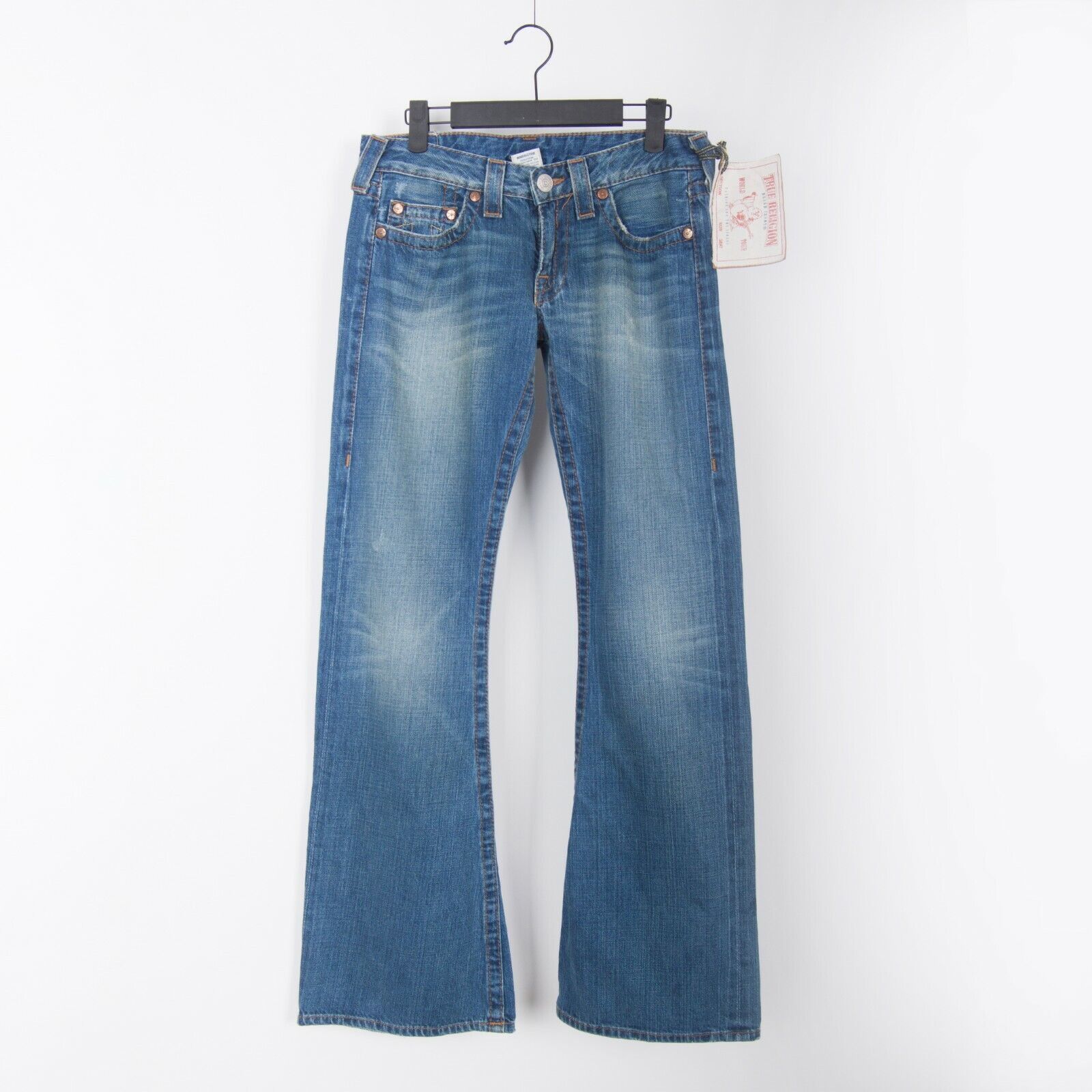 True Religion True Religion Women's Flared Jeans, Blue Wash, Size 29 Size 29" - 2 Thumbnail