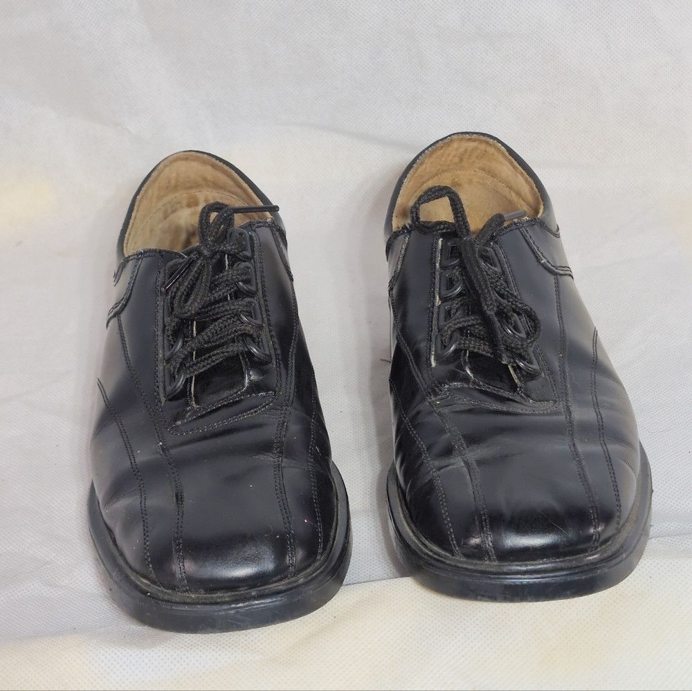 Other Monarca Sport Sz 8 Classic Black Leather Men's Dress Shoes Size US 8 / EU 41 - 2 Thumbnail