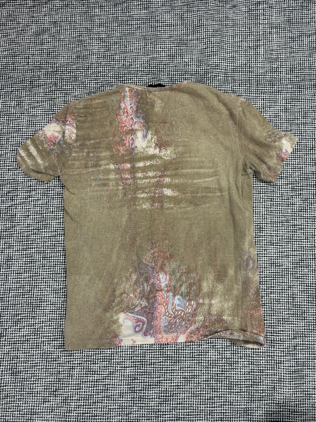 Roberto Cavalli rare vintage 00s Roberto Cavalli aop crazy print tee archive Size S / US 4 / IT 40 - 2 Thumbnail