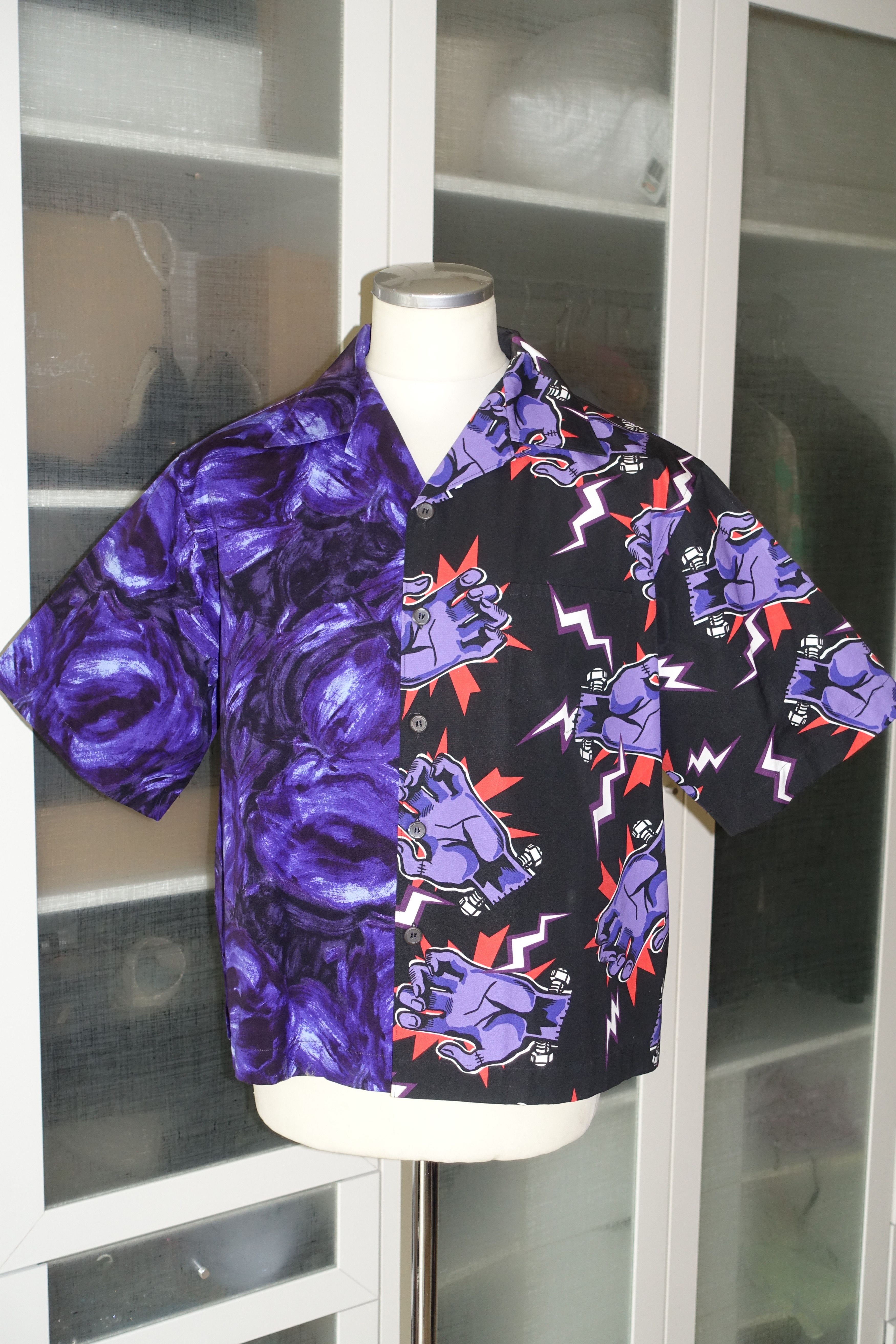 Prada FW19 double match Frankenstein Universal shirt Size US L / EU 52-54 / 3 - 2 Thumbnail