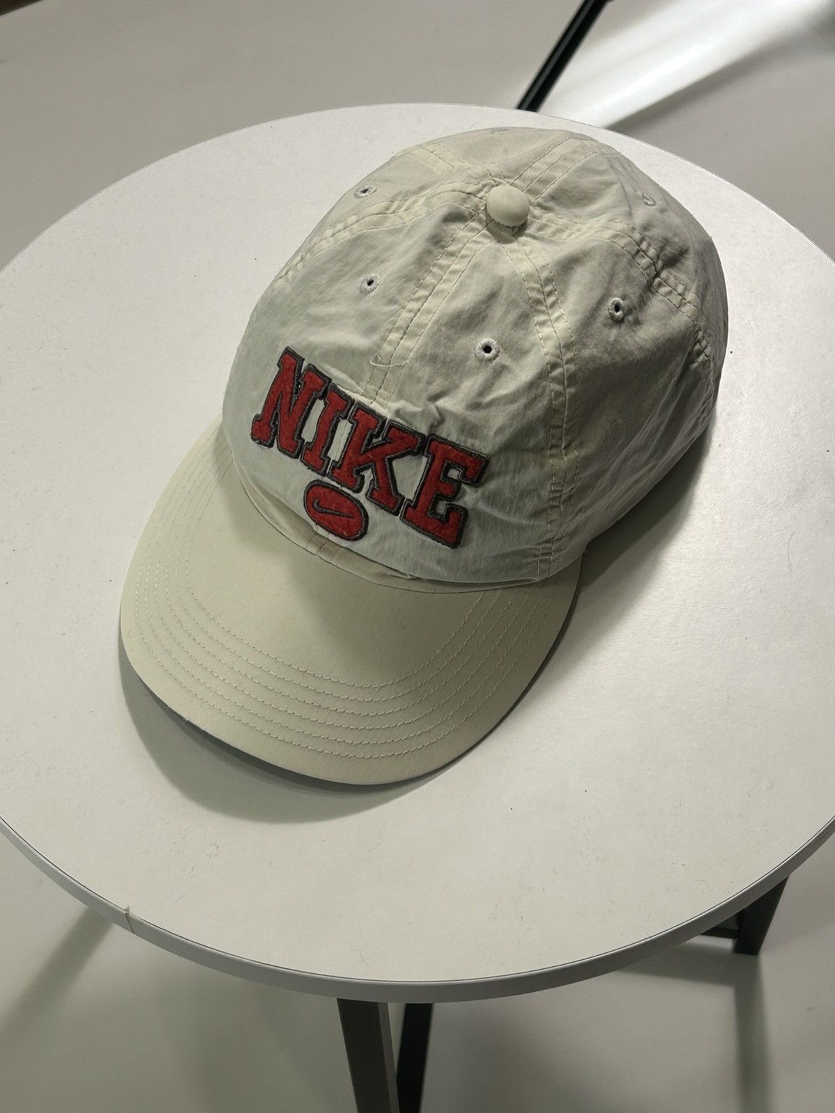 Nike × Vintage Nike Vintage Cap Large Logo Size ONE SIZE - 7 Thumbnail
