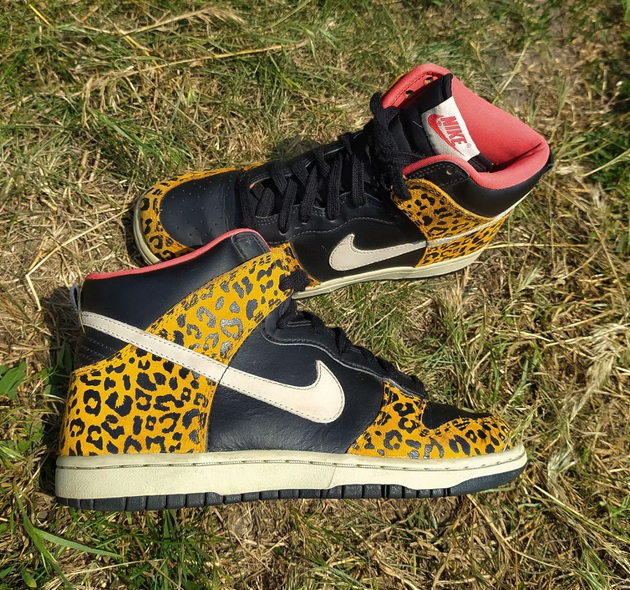 Nike Rare vintage Nike Dunk High Leopard 7 US w 37 5 EUR 23 5 cm Grailed