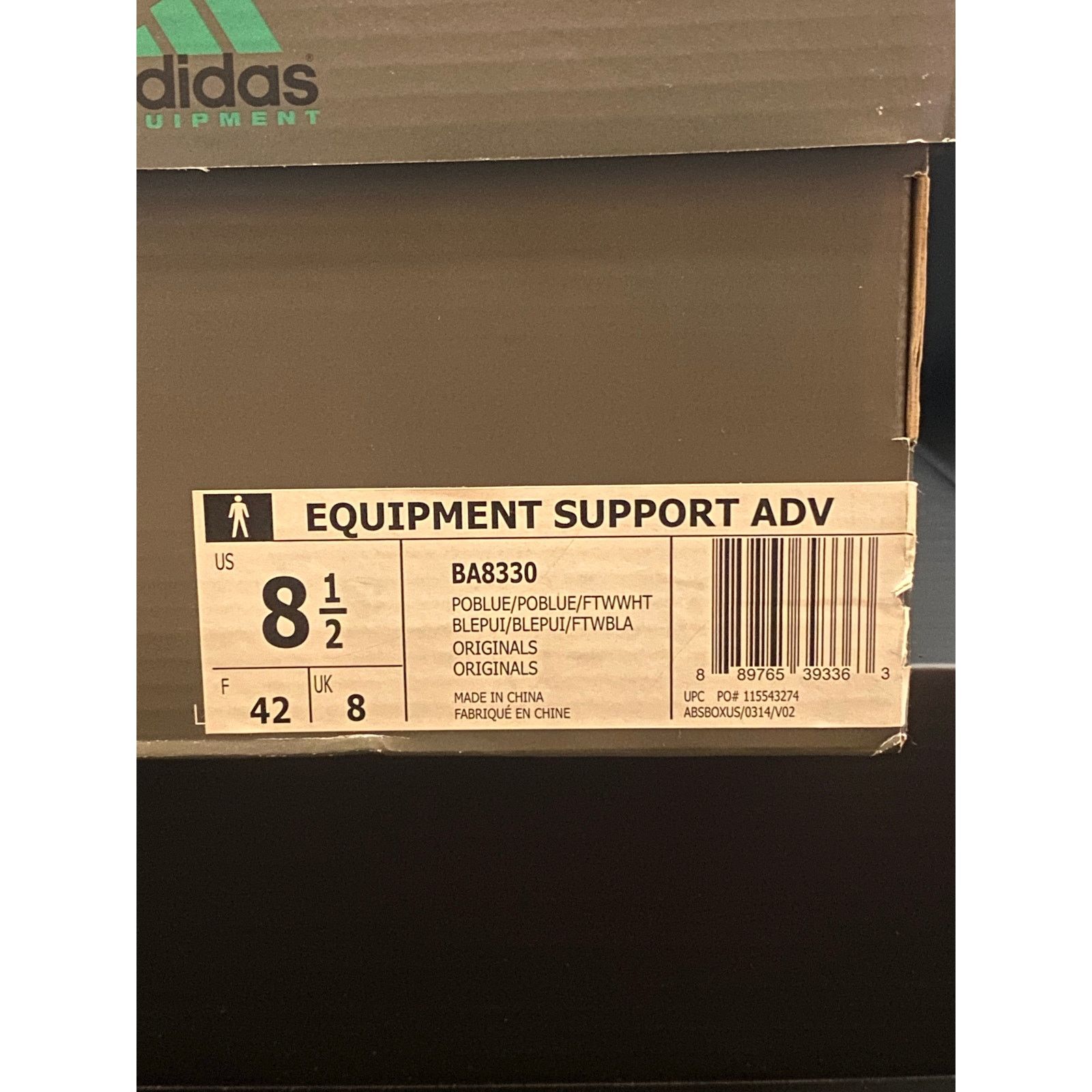 Adidas Adidas Equipment Support ADV 'Powder Blue' m8.5 w 10 Size US 8.5 / EU 41-42 - 11 Thumbnail