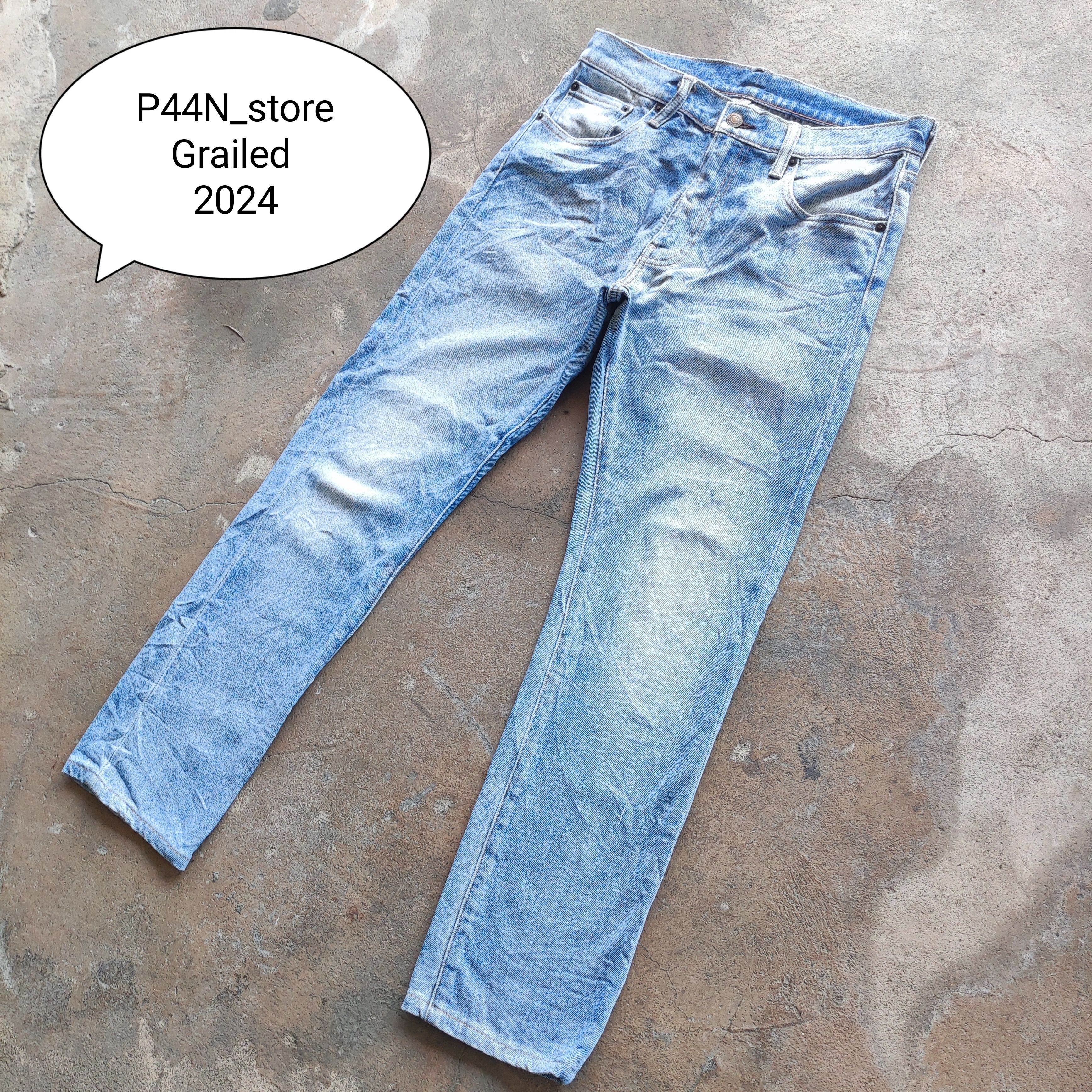 Japanese Brand Vintage Japanese Brand Jeans Faded Ripped Pants Size US 34 / EU 50 - 9 Thumbnail