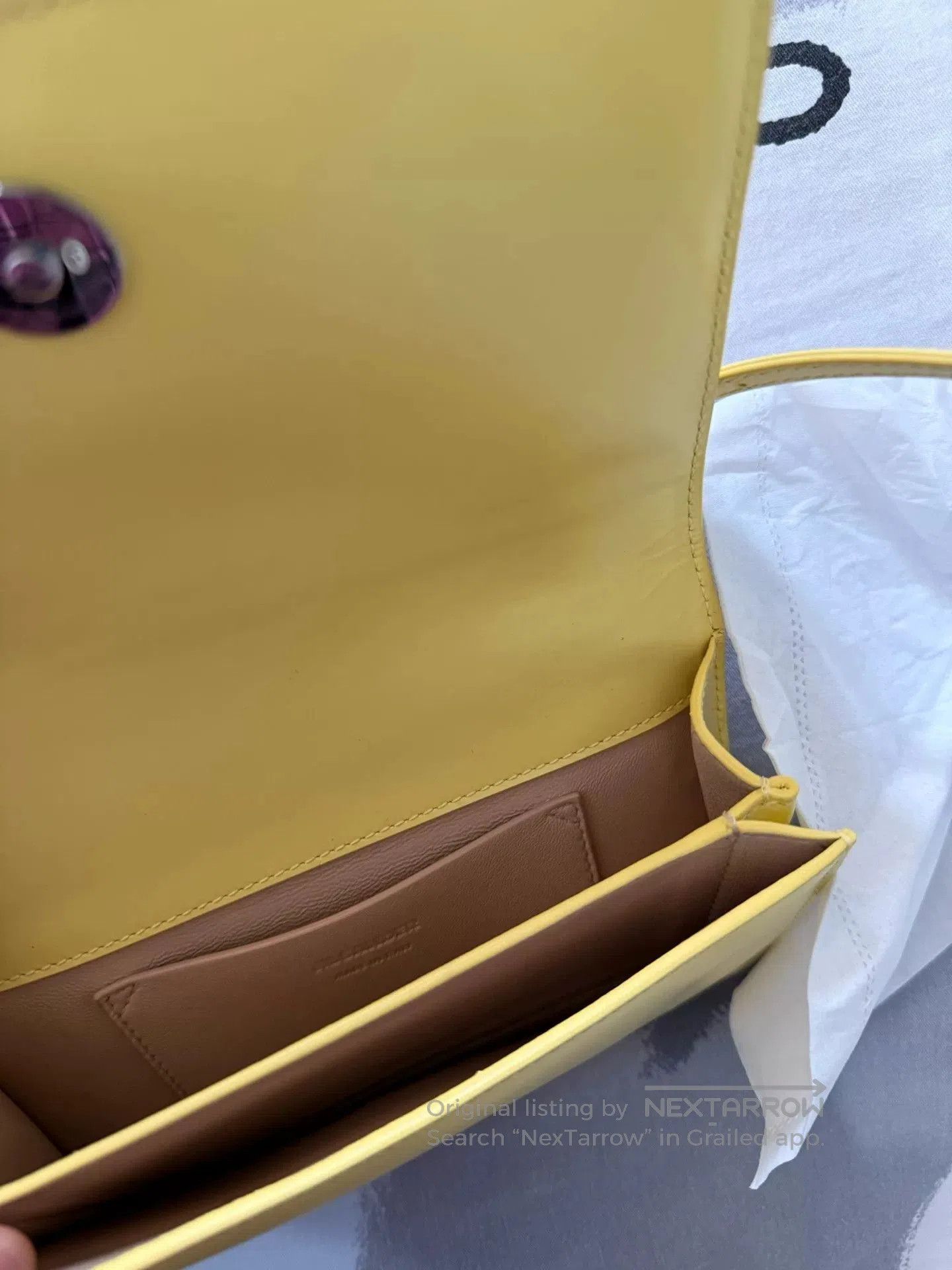 Jil Sander Jil Sander Lemon Yellow Crossbody Bag. Size ONE SIZE - 3 Thumbnail